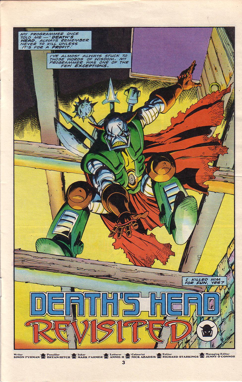 Death's Head Issue #1 #1 - English 2