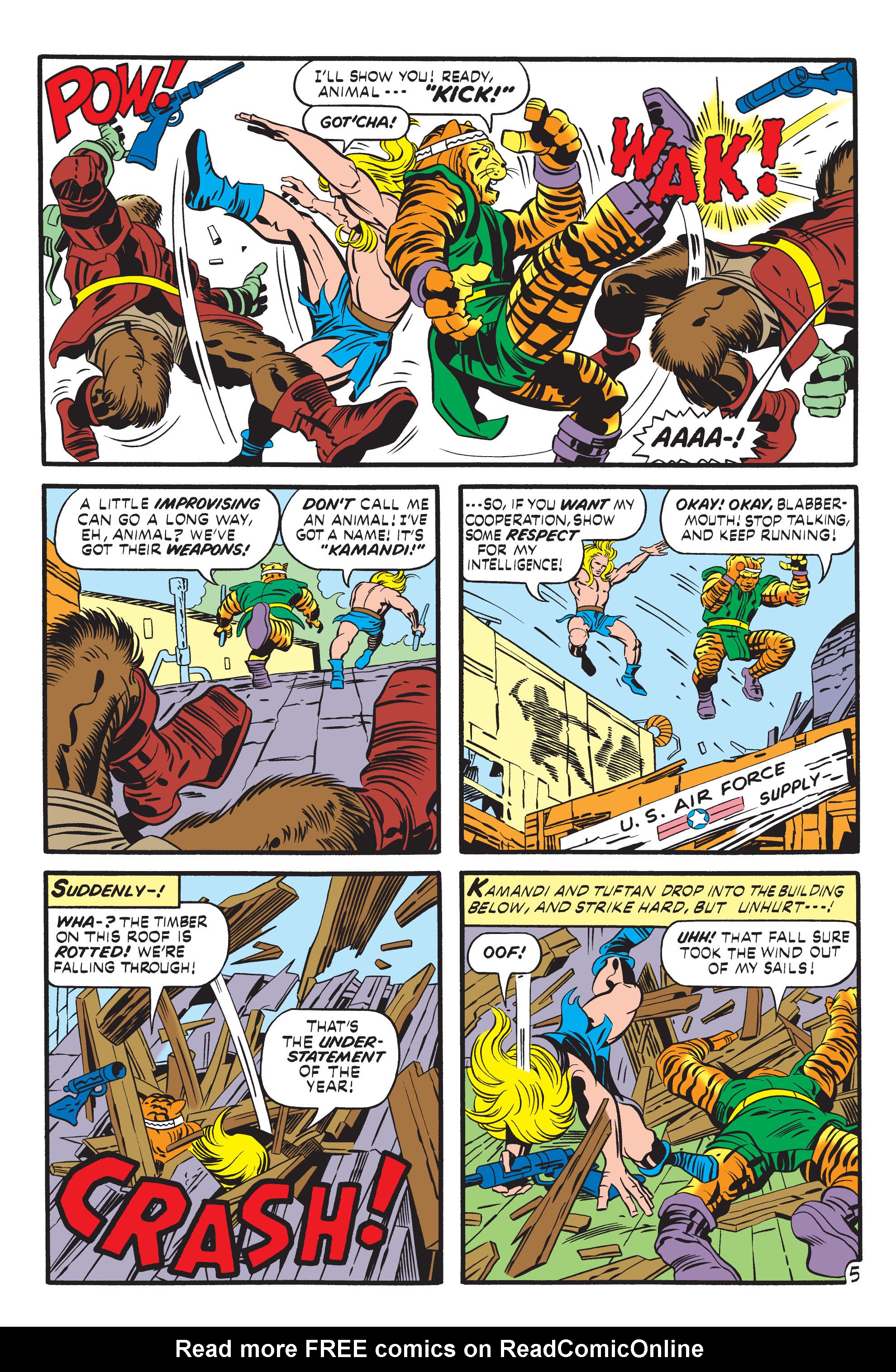 Read online Kamandi, The Last Boy On Earth comic -  Issue #5 - 5