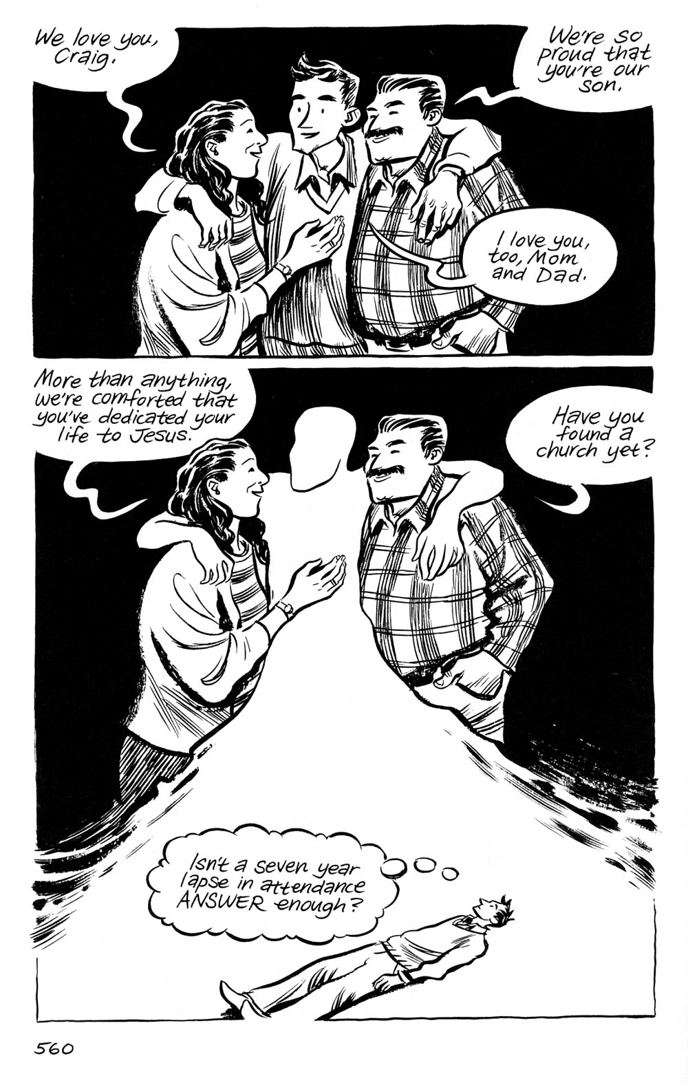 Read online Blankets comic -  Issue #3 - 184