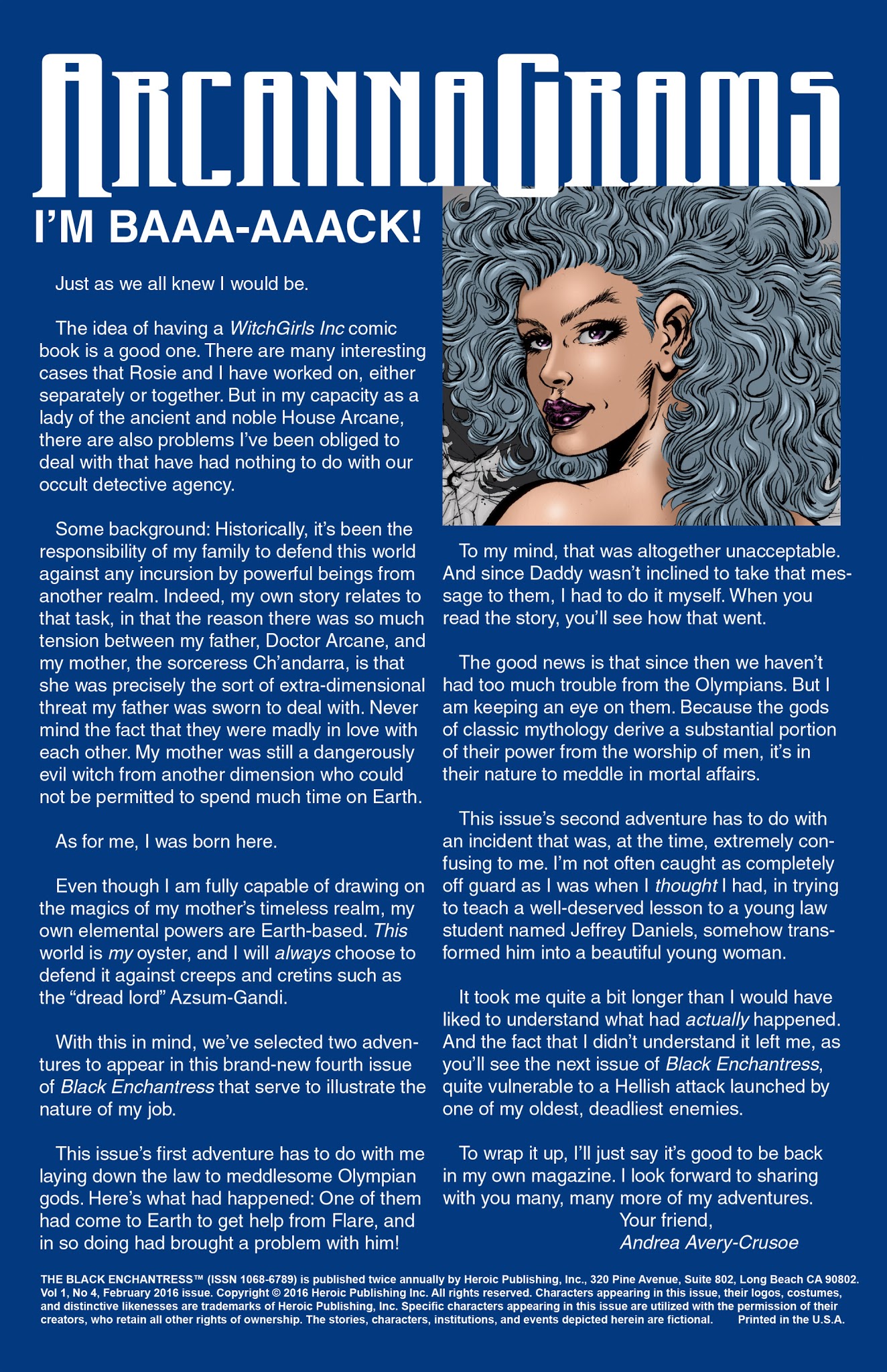 Read online The Black Enchantress comic -  Issue #4 - 2