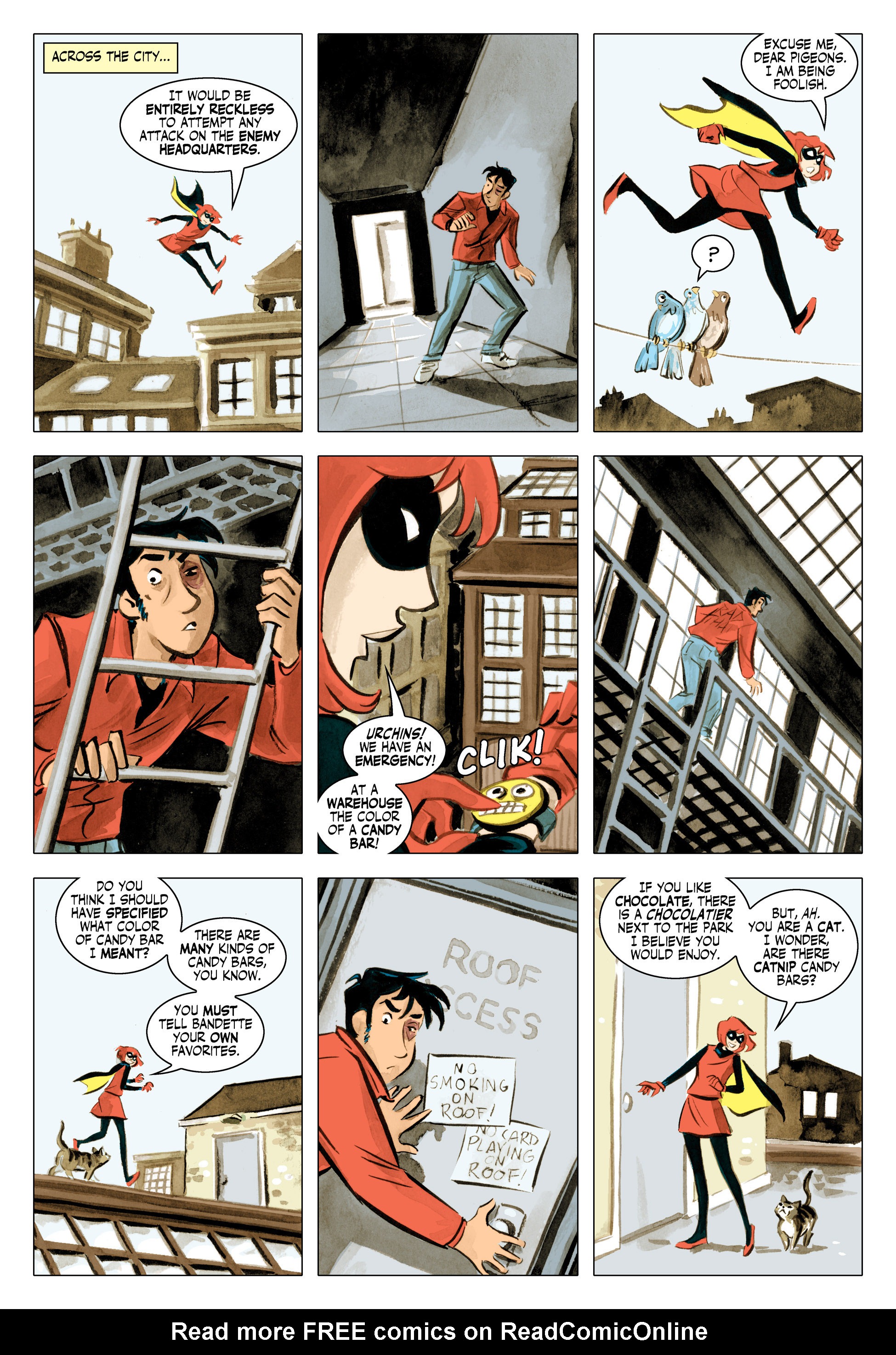 Read online Bandette (2012) comic -  Issue #12 - 19
