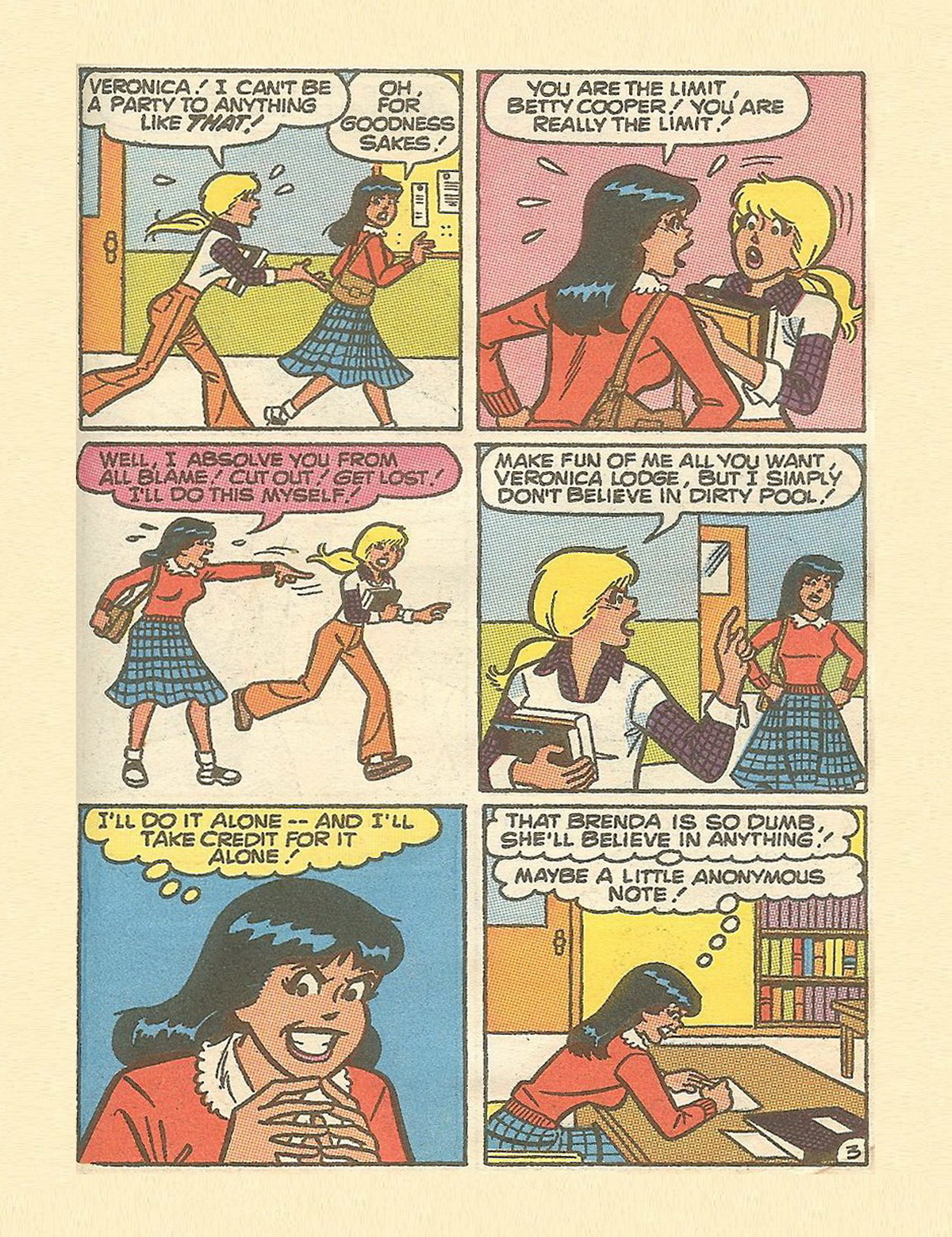 Read online Betty and Veronica Digest Magazine comic -  Issue #23 - 141
