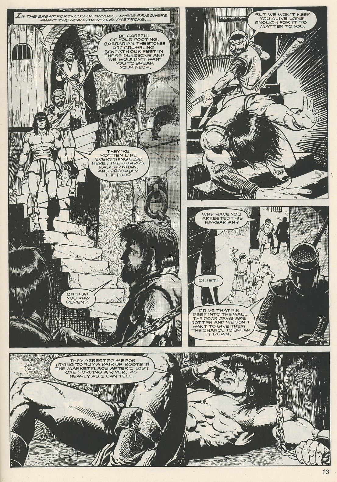 Read online The Savage Sword Of Conan comic -  Issue #124 - 13