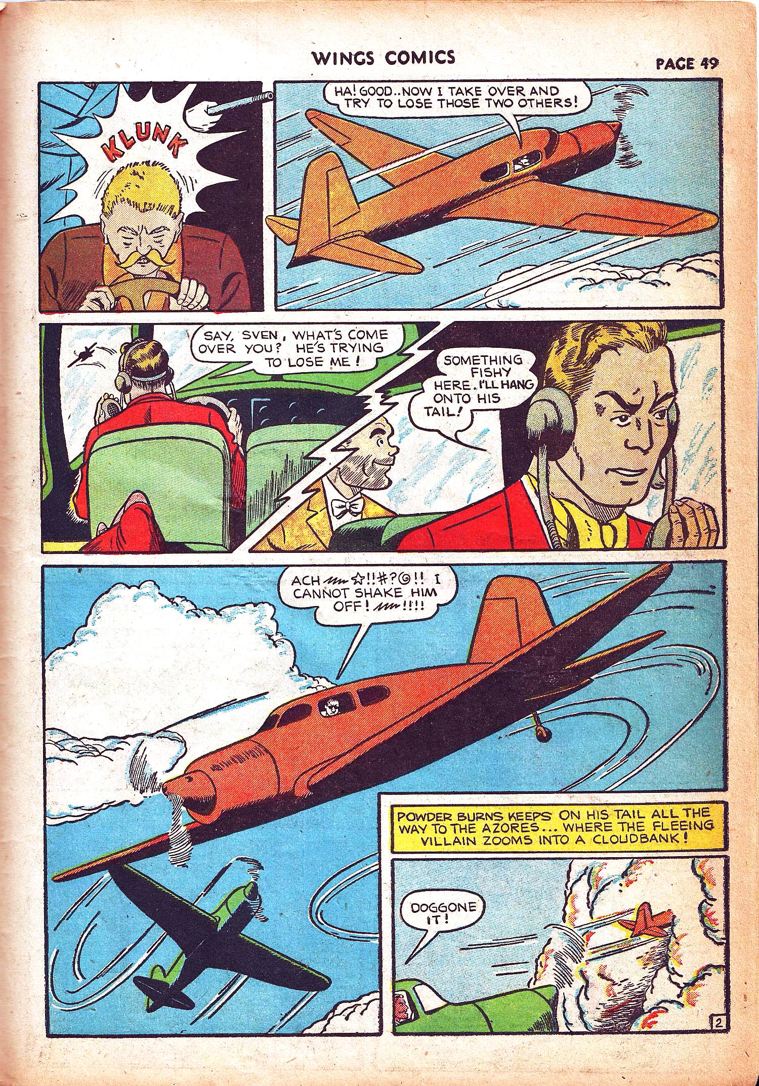 Read online Wings Comics comic -  Issue #3 - 51