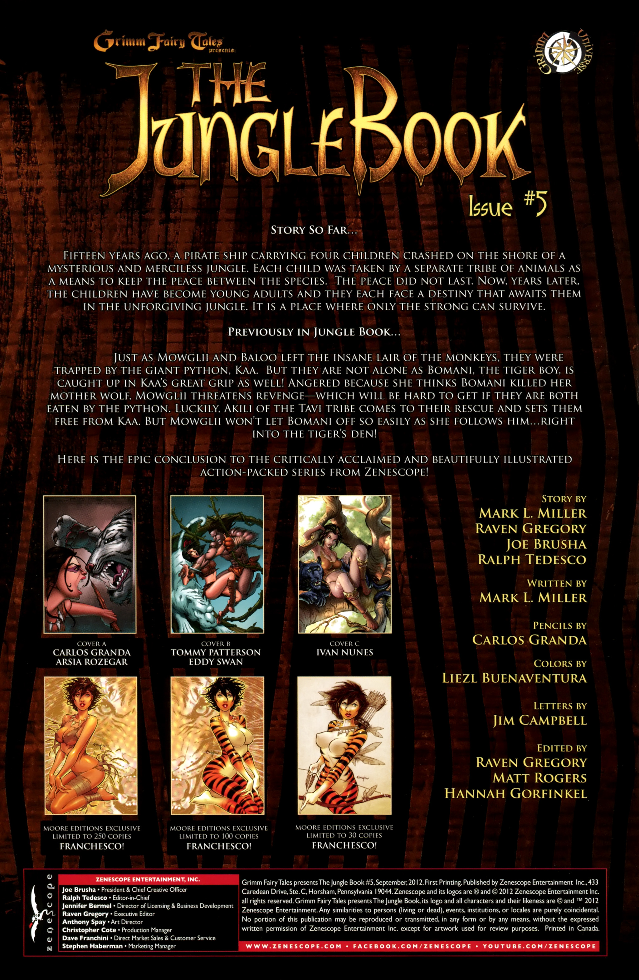 Read online Grimm Fairy Tales presents The Jungle Book comic -  Issue #5 - 3