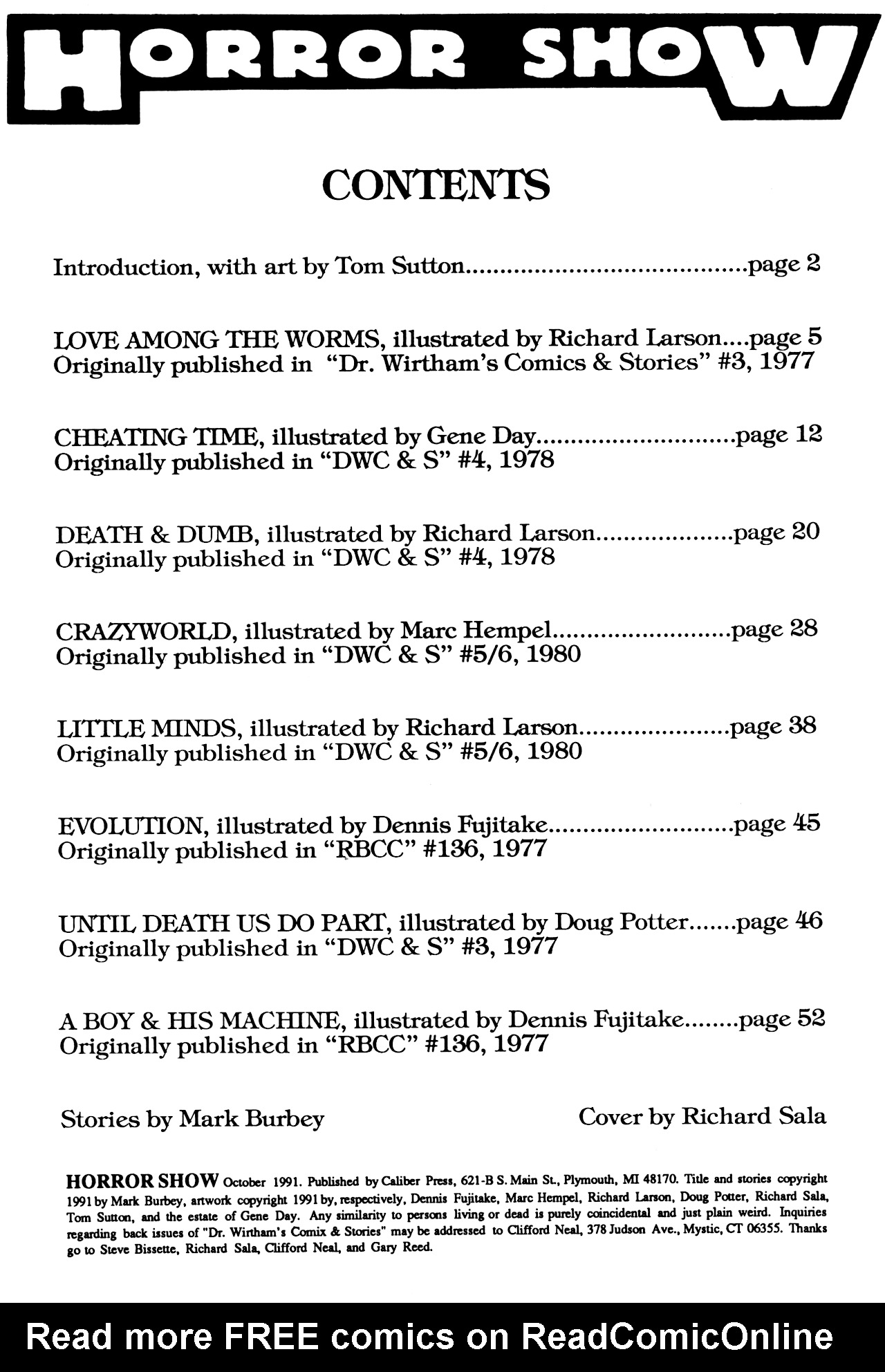 Read online Horror Show comic -  Issue # Full - 3