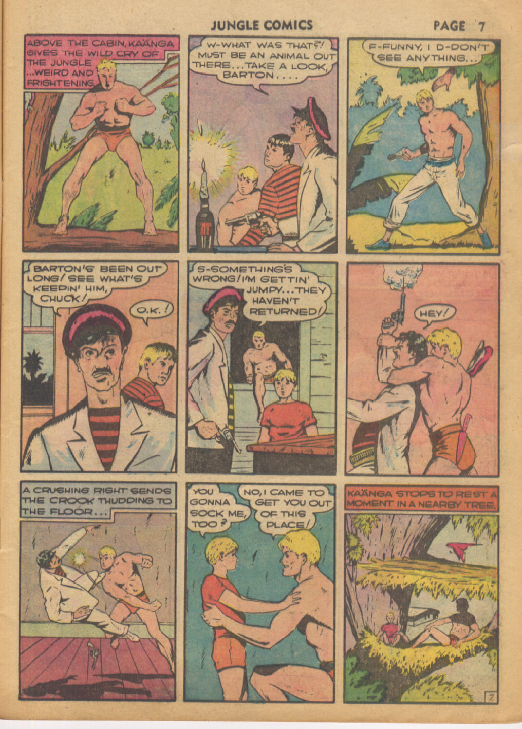 Read online Jungle Comics comic -  Issue #10 - 8