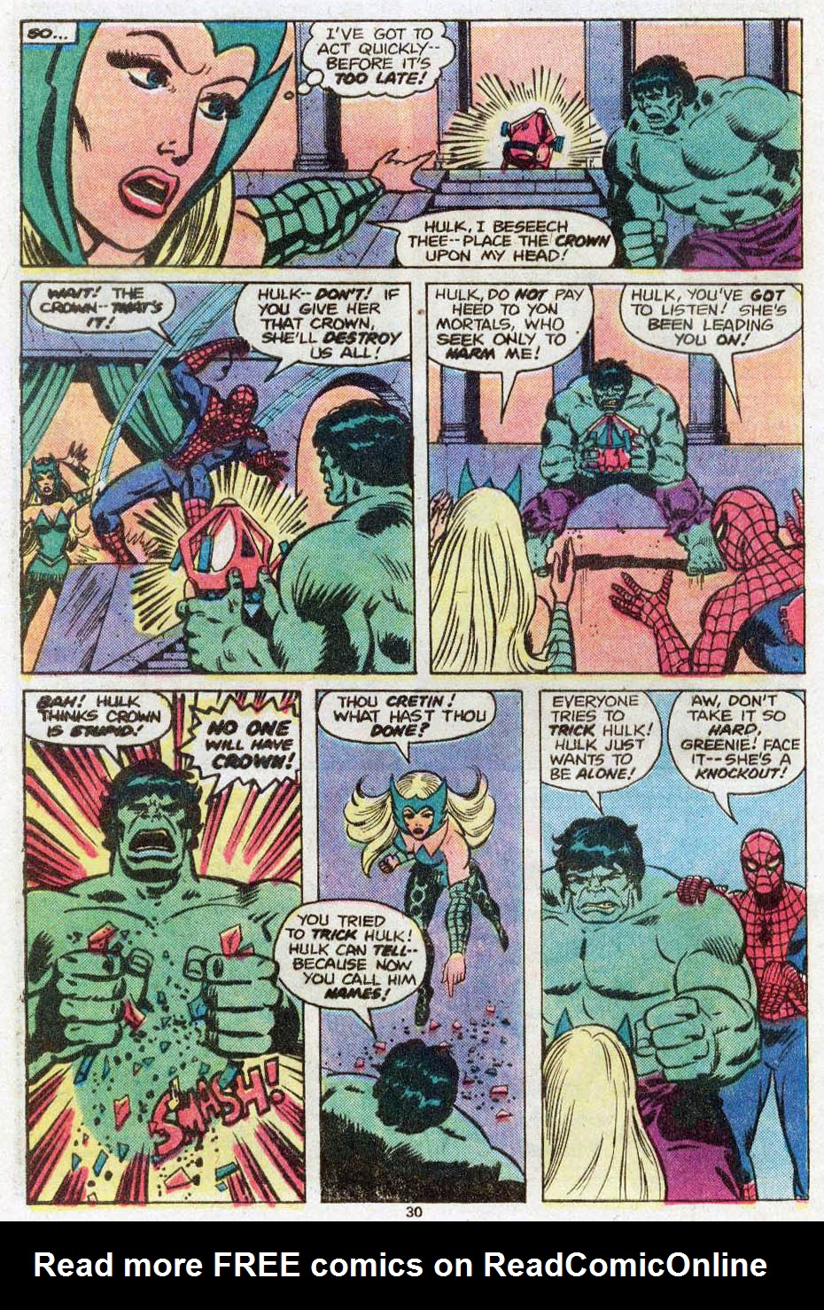 Read online Spider-Man, The Incredible Hulk, Captain America, and Spider-Woman comic -  Issue # Full - 32