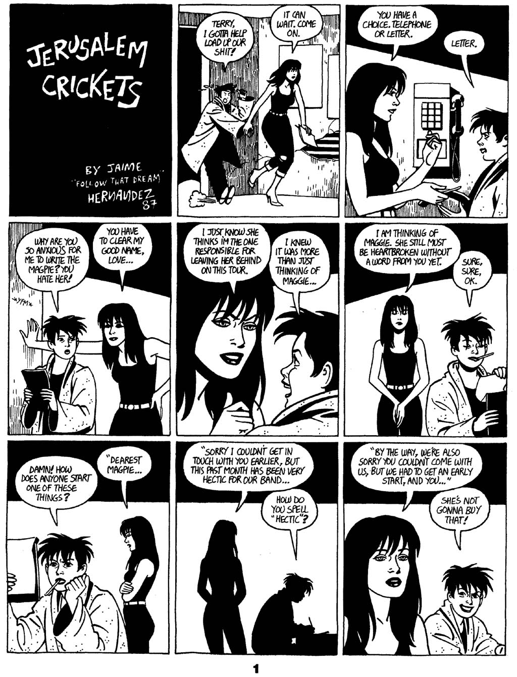 Read online Love and Rockets (1982) comic -  Issue #22 - 3