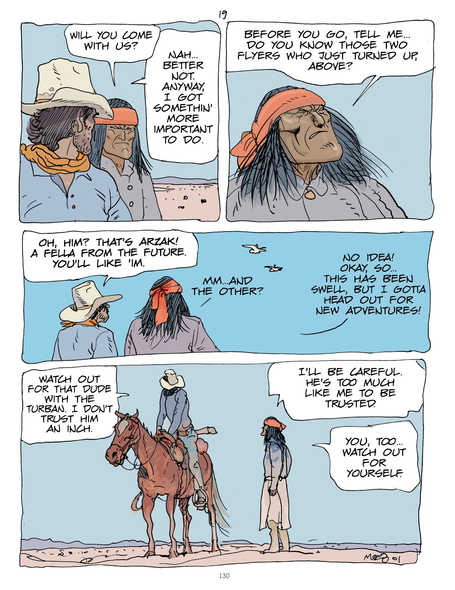 Read online Moebius Library comic -  Issue # TPB 2 - 129