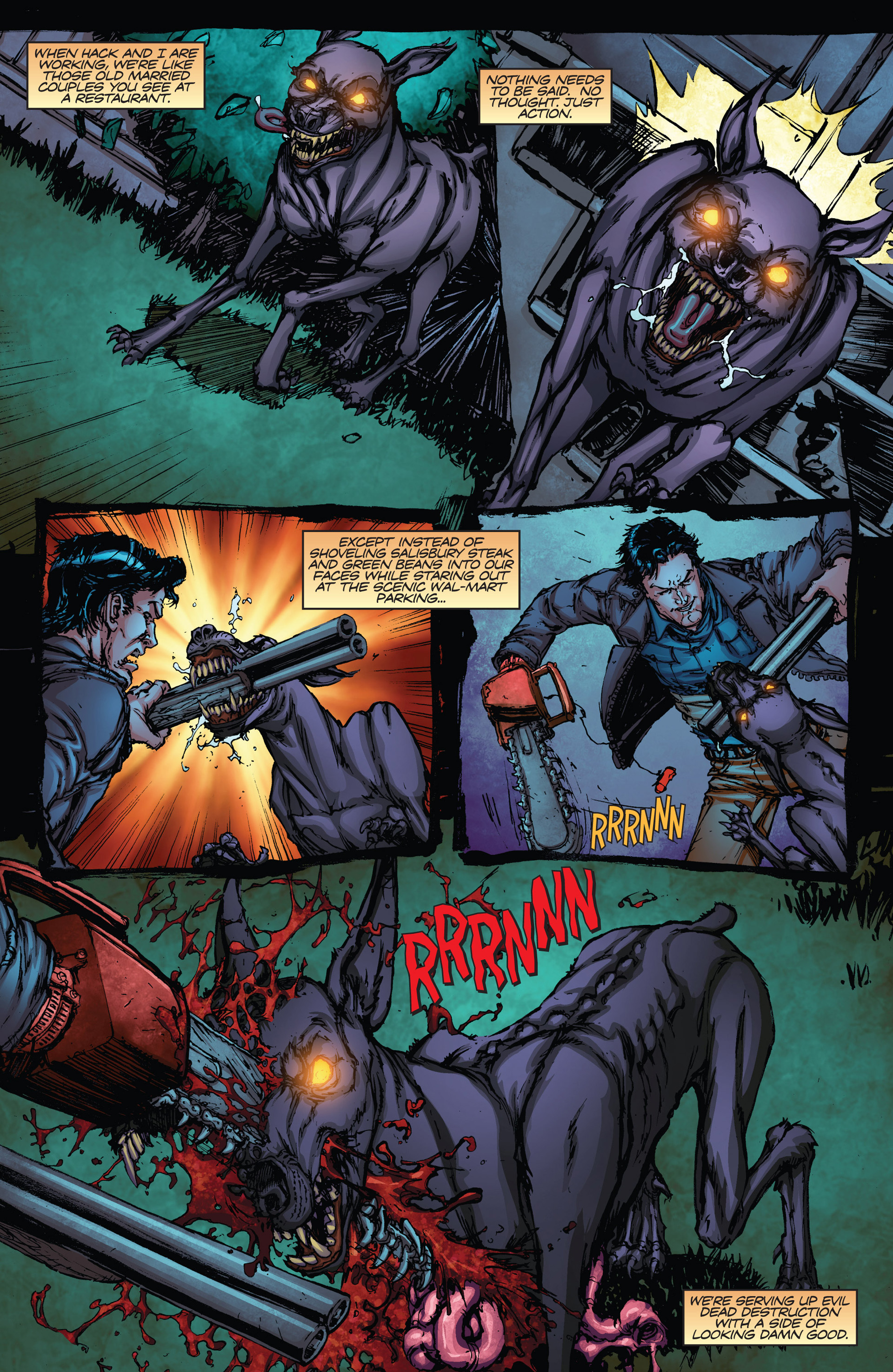 Read online Army of Darkness vs. Hack/Slash comic -  Issue #2 - 21