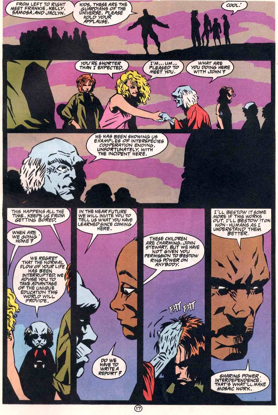 Read online Green Lantern: Mosaic comic -  Issue #10 - 17