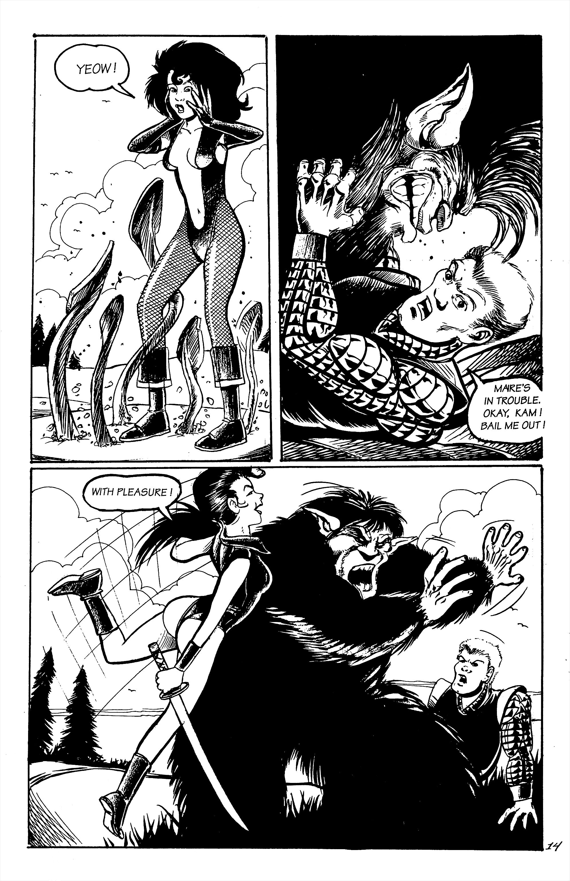 Read online Dragonfire (1991) comic -  Issue #2 - 16