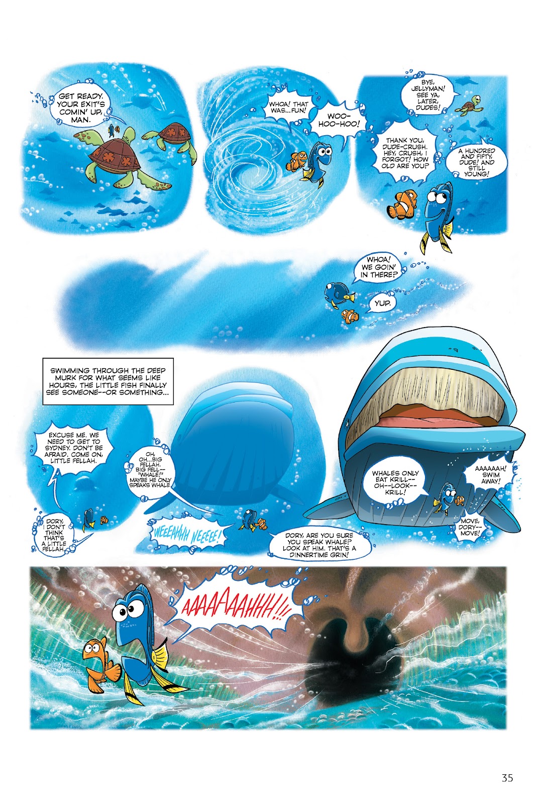 Disney/PIXAR Finding Nemo and Finding Dory: The Story of the Movies in Comics issue TPB - Page 35
