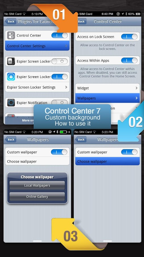 Espier Control Center 7 Pro v1.2.6 APK Personalization Apps Free Download