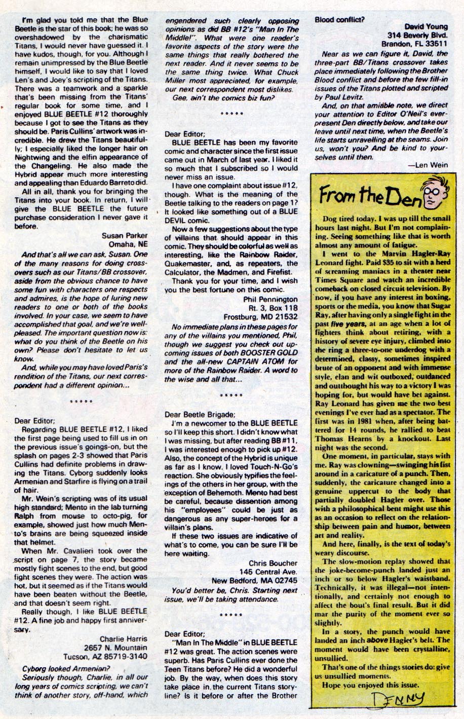 Read online Blue Beetle (1986) comic -  Issue #17 - 24