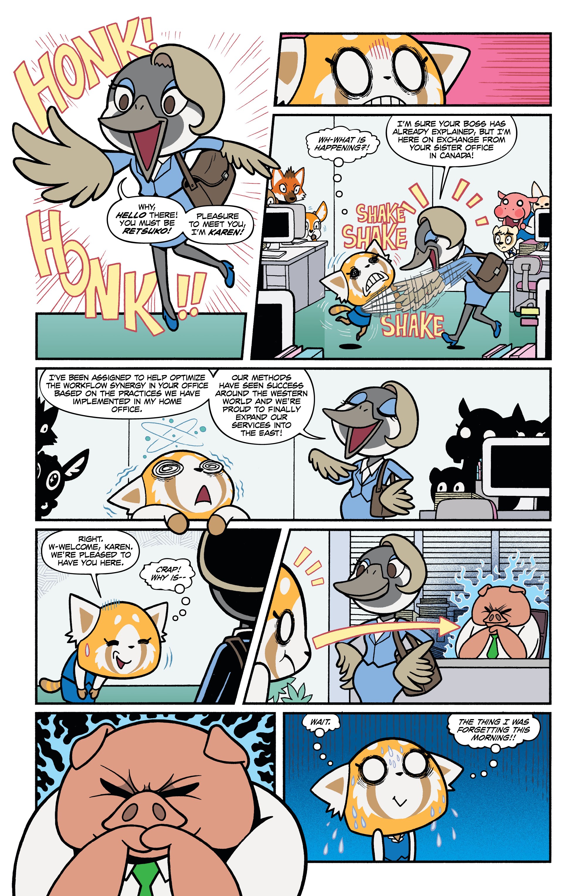 Read online Aggretsuko comic -  Issue #3 - 4