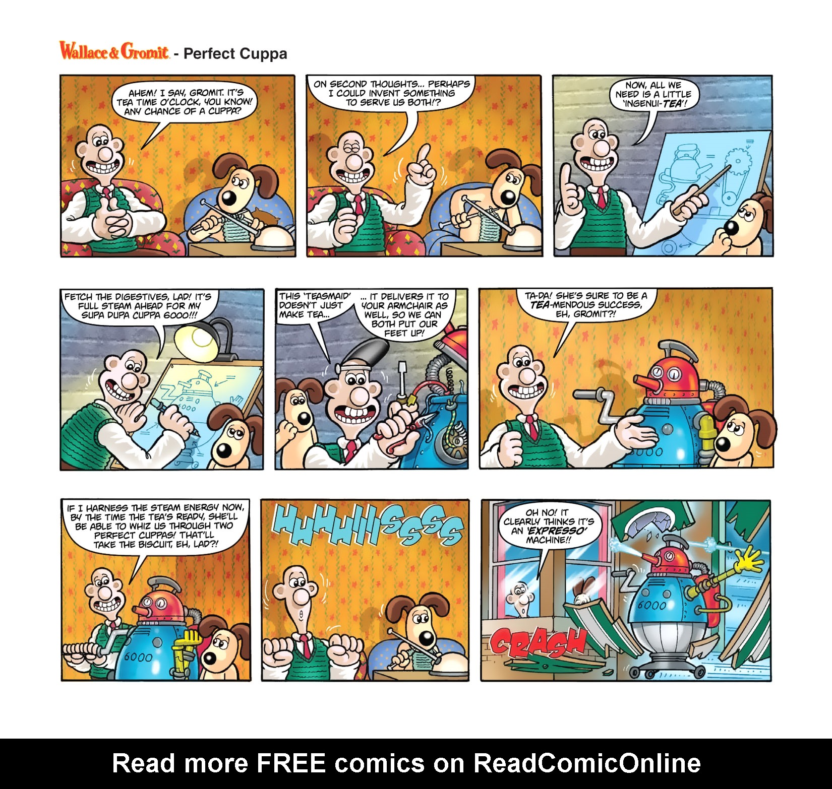 Read online Wallace & Gromit Dailies comic -  Issue #5 - 10