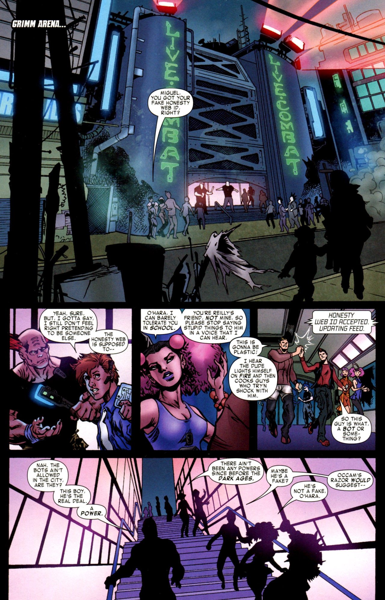 Read online Timestorm 2009/2099 comic -  Issue #1 - 12