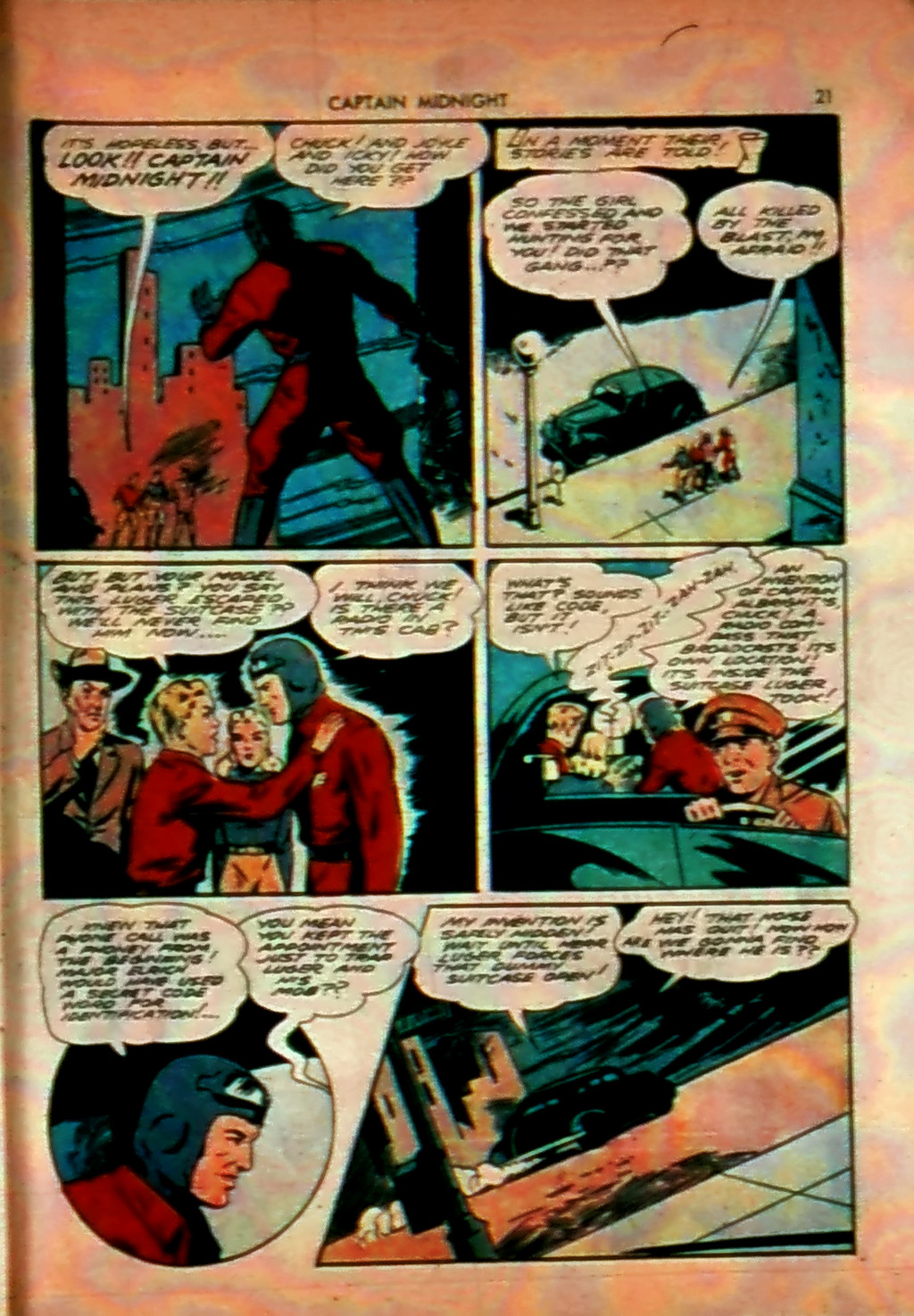 Read online Captain Midnight (1942) comic -  Issue #1 - 21