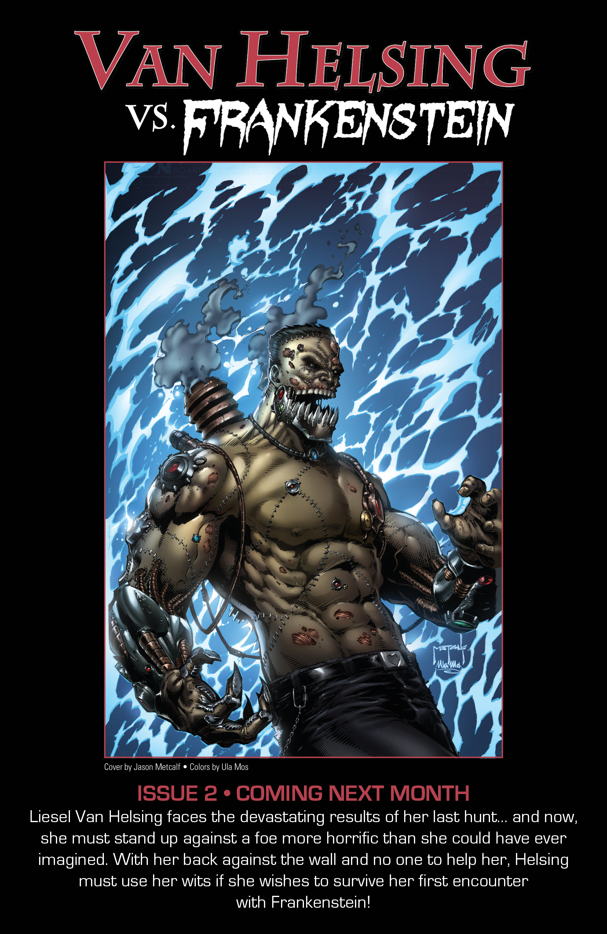 Read online Van Helsing vs Frankenstein comic -  Issue #1 - 24