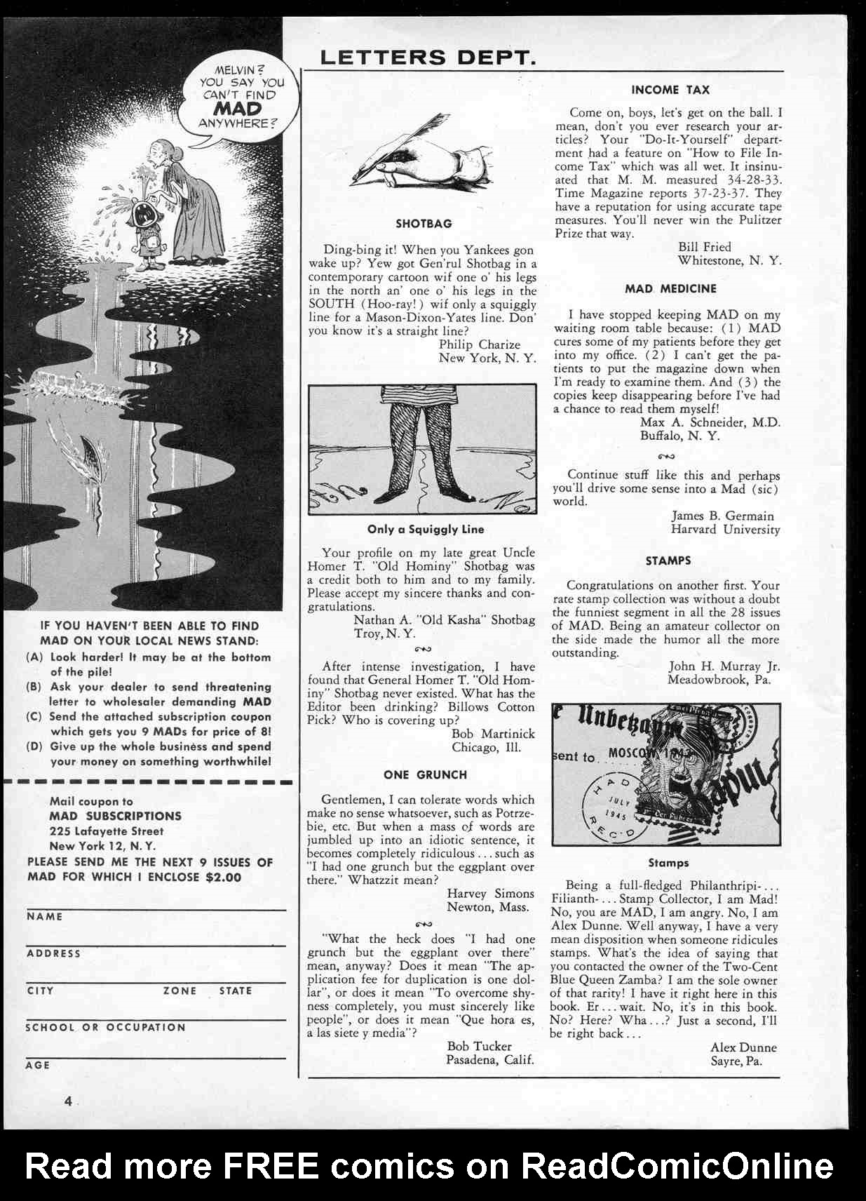 Read online MAD comic -  Issue #29 - 6