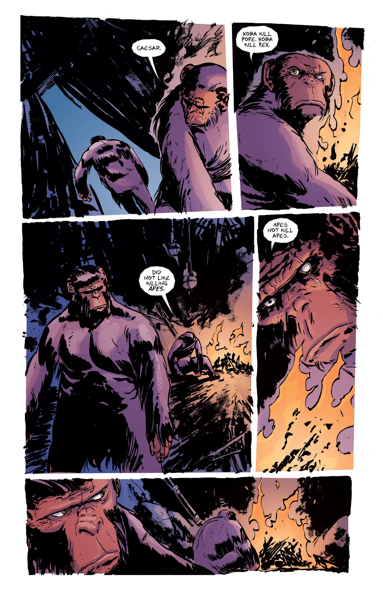 Read online Dawn of the Planet of the Apes comic -  Issue # TPB - 142