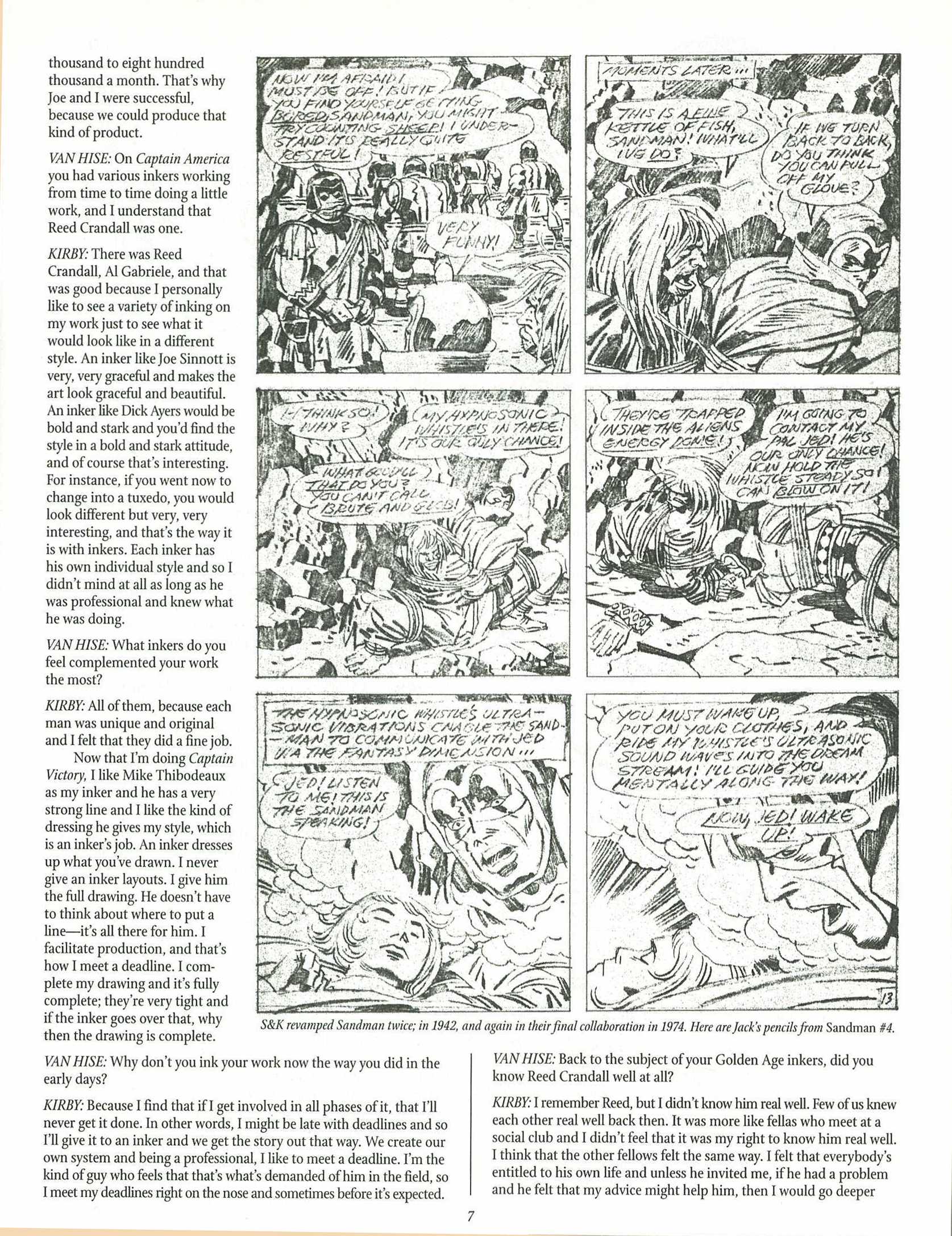 Read online The Jack Kirby Collector comic -  Issue #25 - 7
