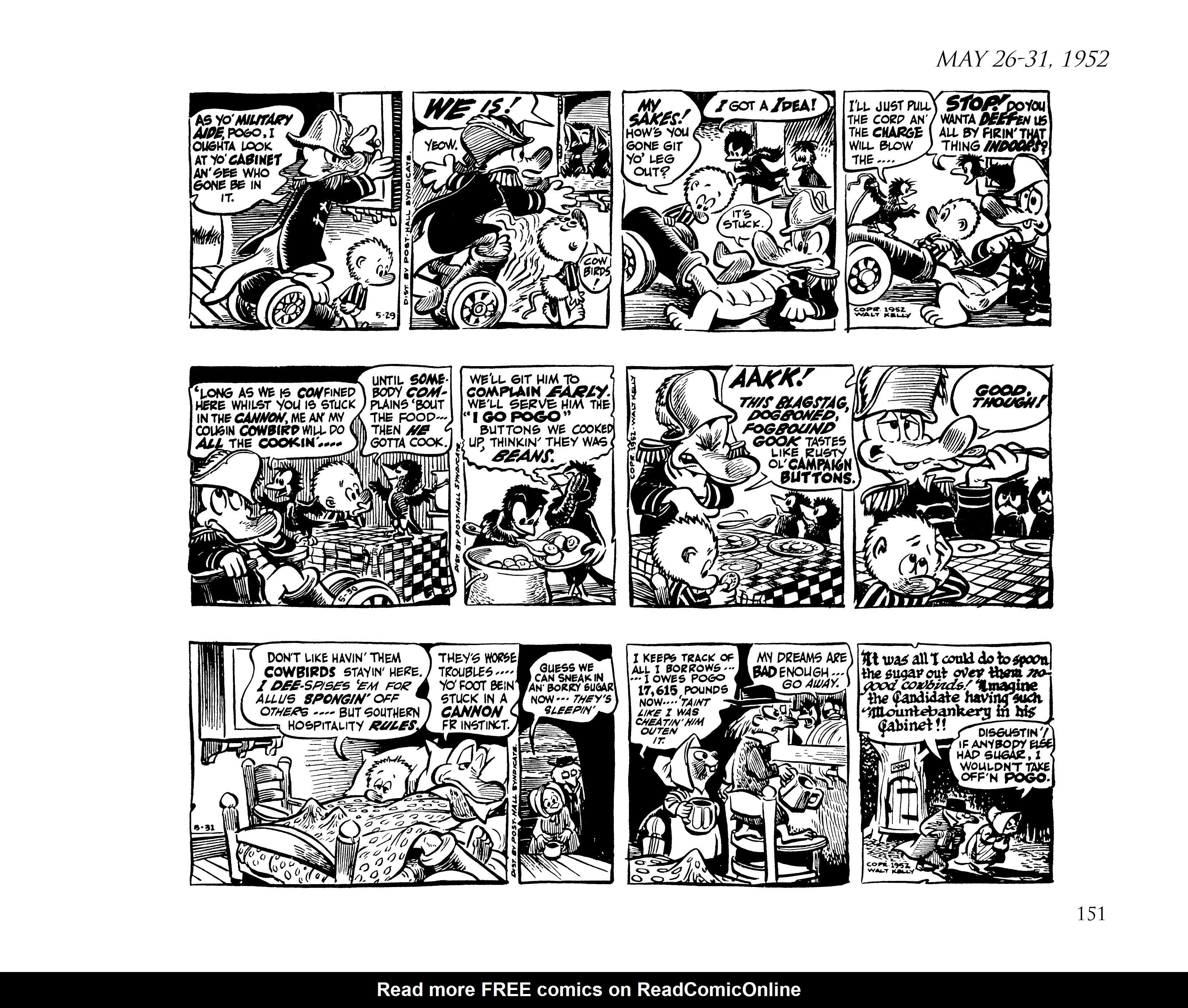 Read online Pogo by Walt Kelly: The Complete Syndicated Comic Strips comic -  Issue # TPB 2 (Part 2) - 69