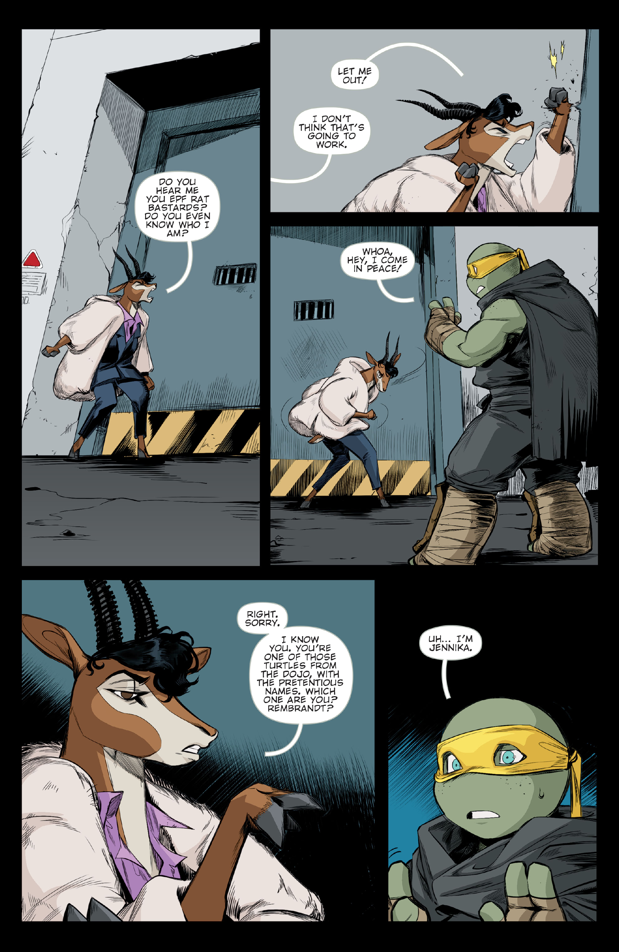 Read online Teenage Mutant Ninja Turtles: Jennika II comic -  Issue #4 - 8