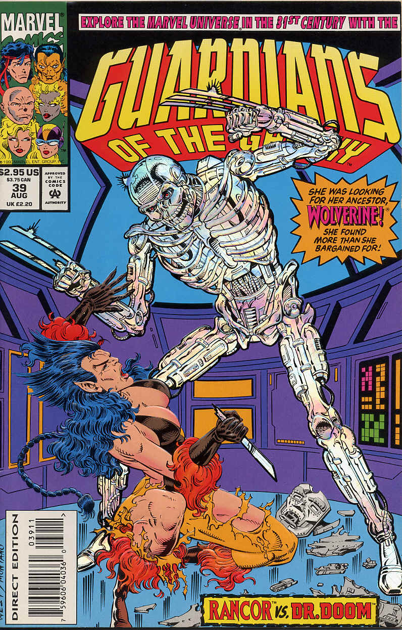 Read online Guardians of the Galaxy (1990) comic -  Issue #39 - 1