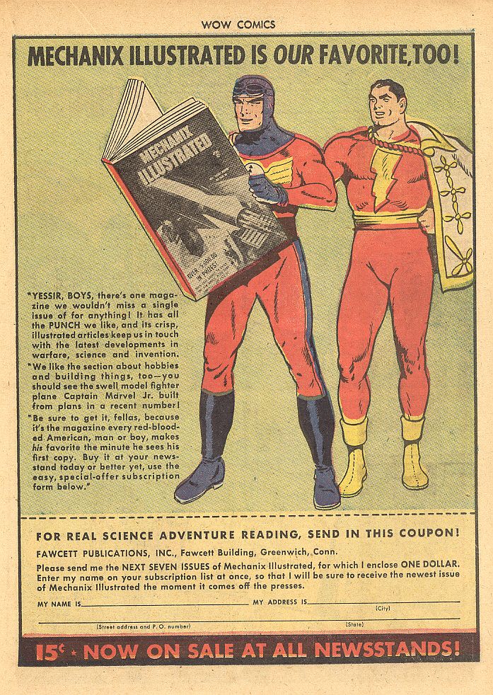 Read online Wow Comics comic -  Issue #25 - 27