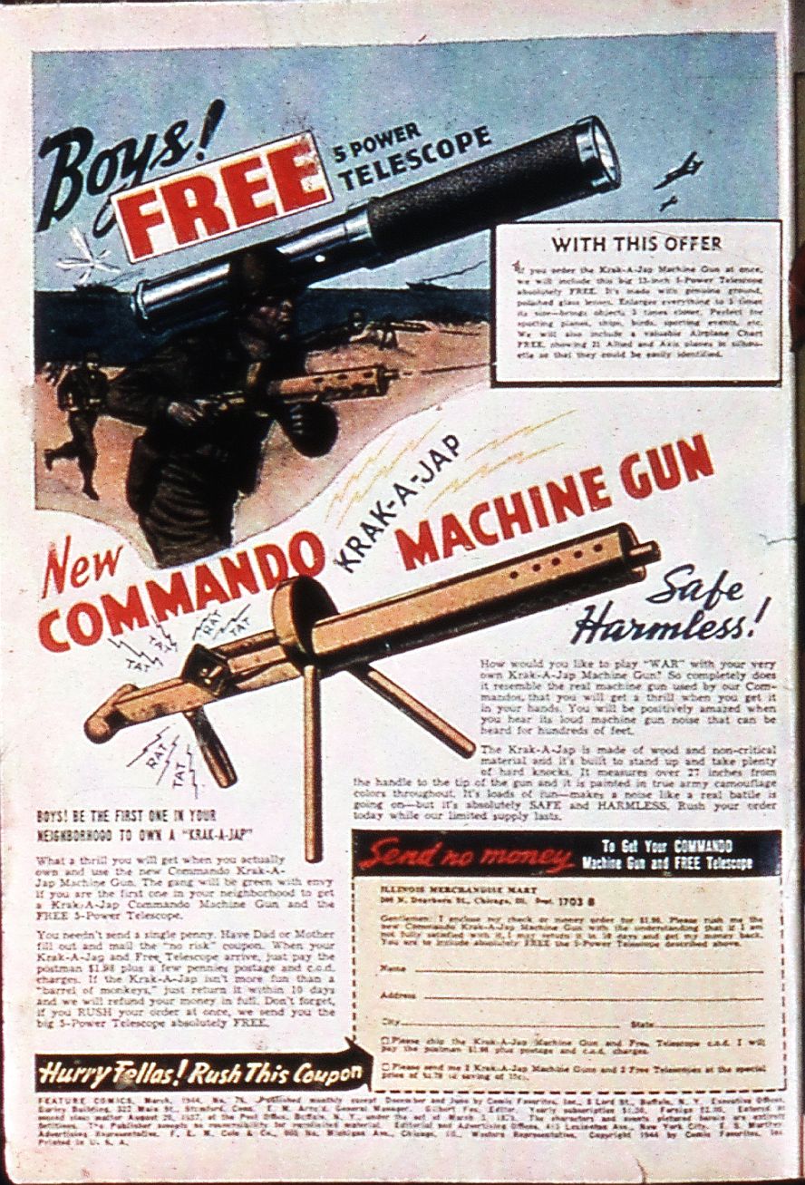 Read online Feature Comics comic -  Issue #76 - 2