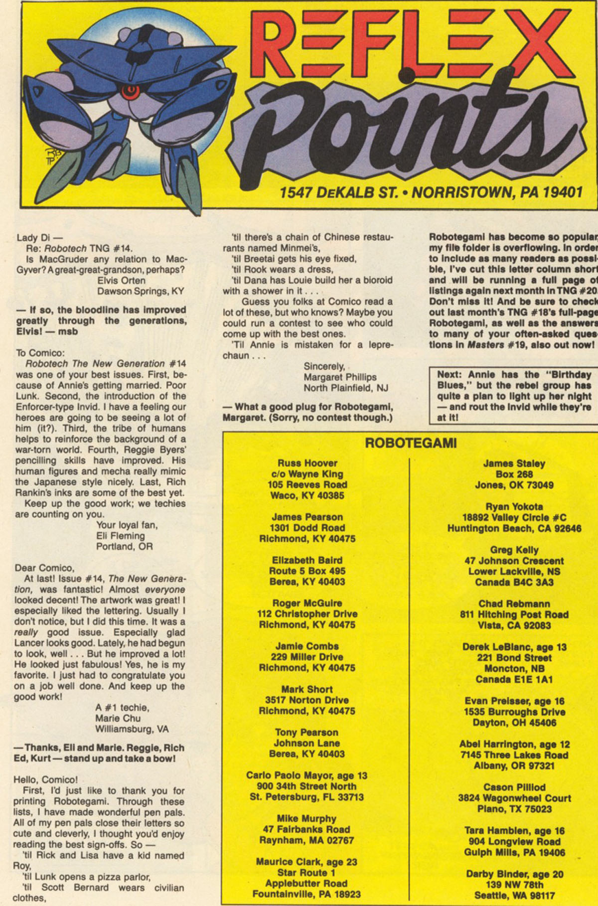 Read online Robotech The New Generation comic -  Issue #19 - 35