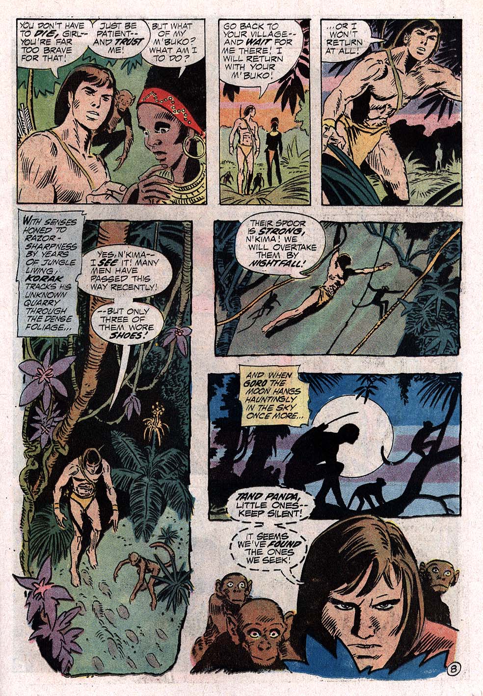 Read online Korak, Son of Tarzan (1972) comic -  Issue #47 - 8