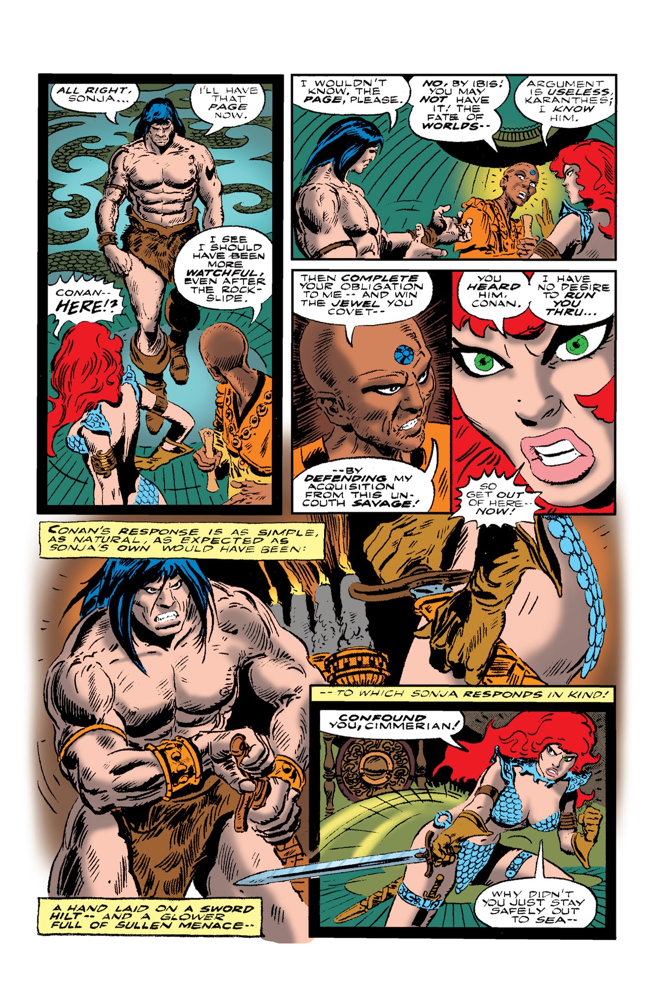 Read online The Adventures of Red Sonja comic -  Issue # TPB 1 - 123