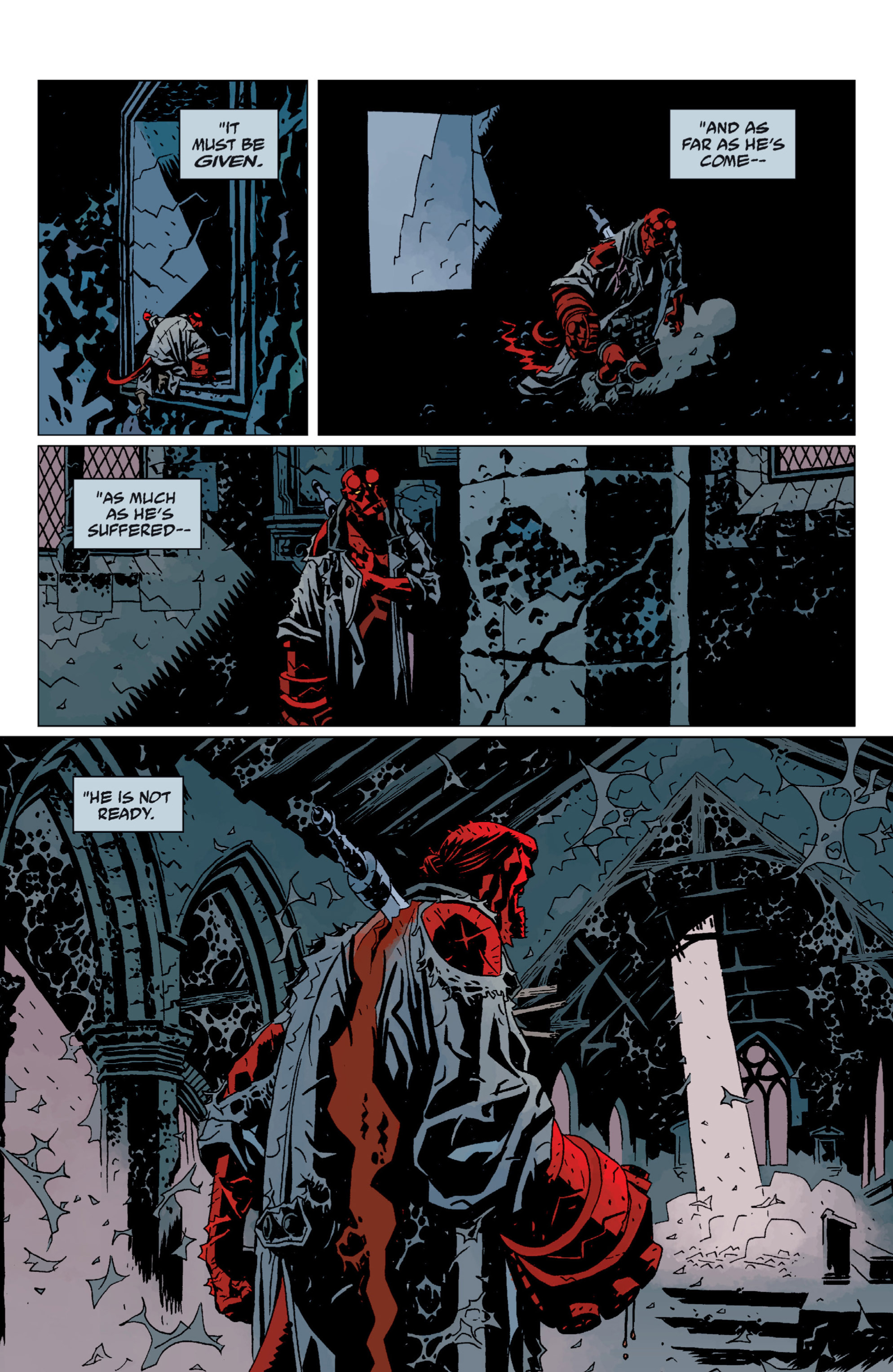 Read online Hellboy comic -  Issue #8 - 154