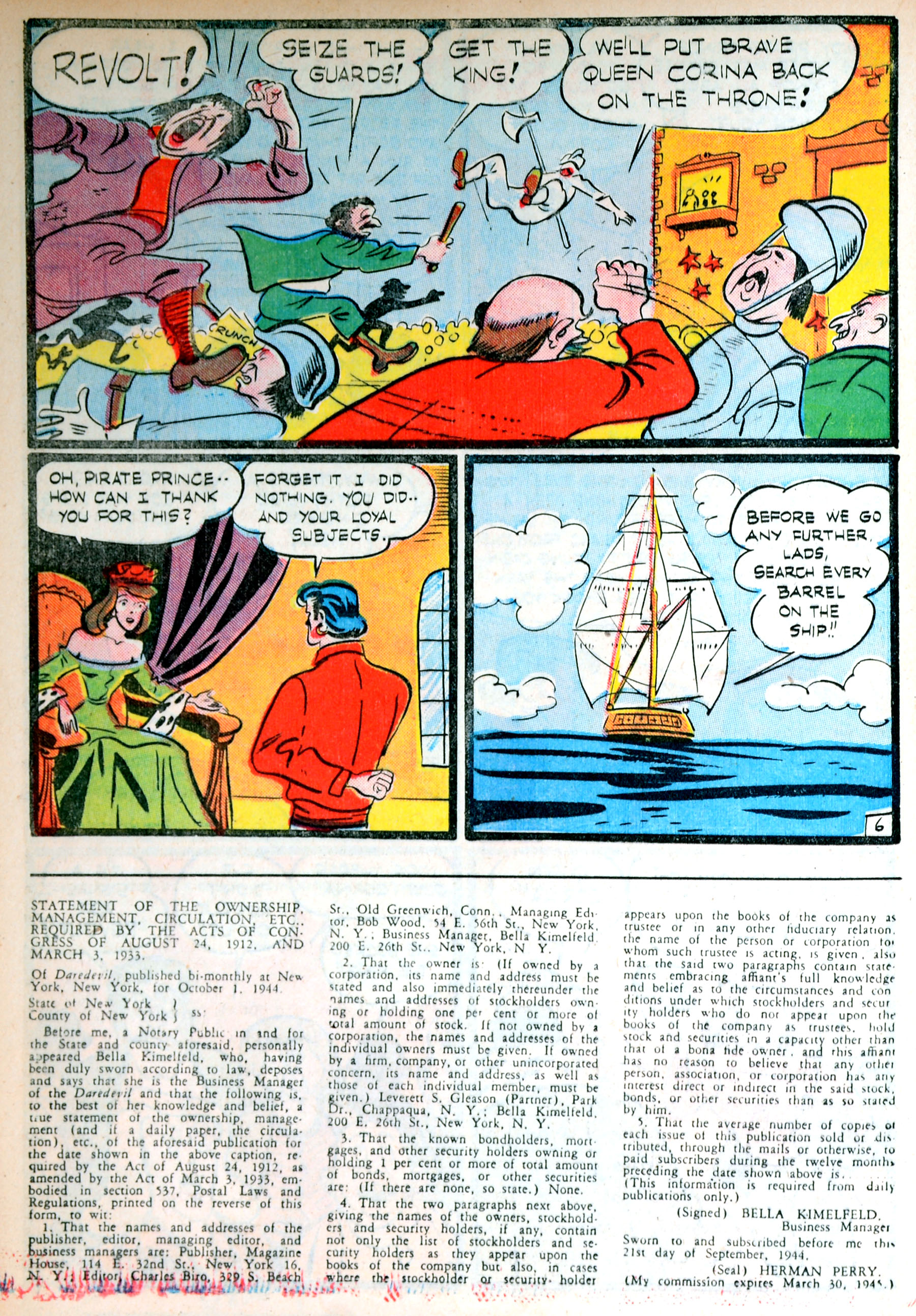 Read online Daredevil (1941) comic -  Issue #29 - 30