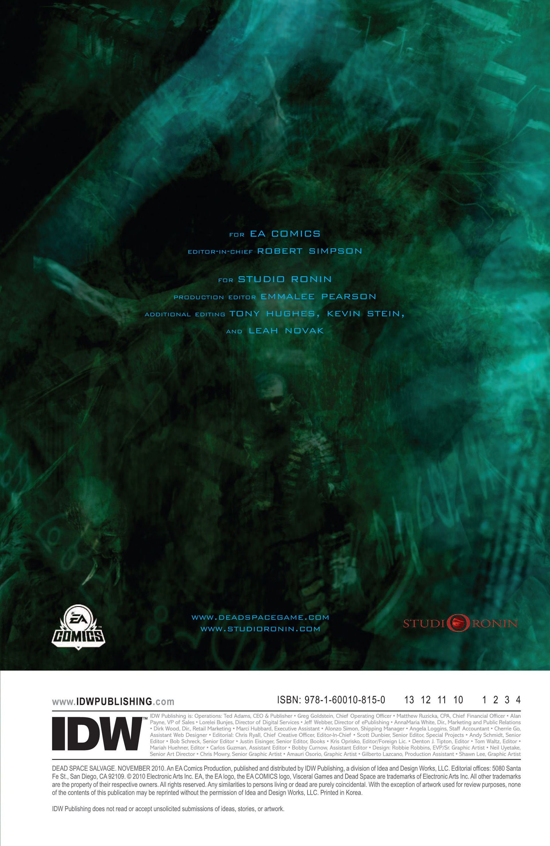 Read online Dead Space Salvage comic -  Issue # Full - 2