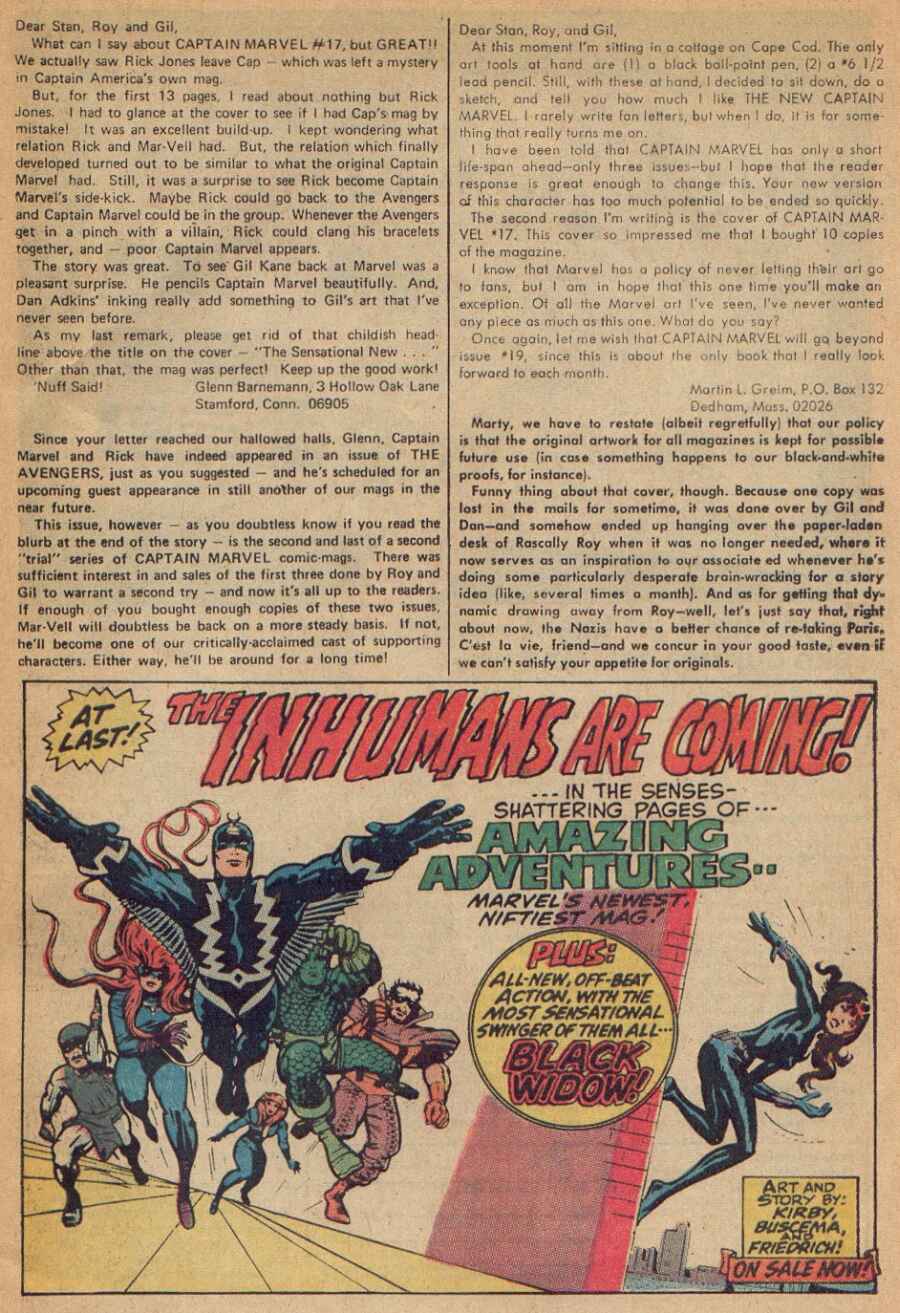 Captain Marvel (1968) Issue #21 #21 - English 25