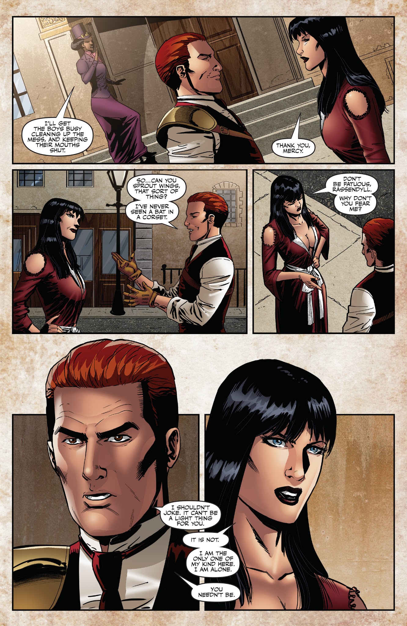 Read online Legenderry: Vampirella comic -  Issue # _TPB - 77