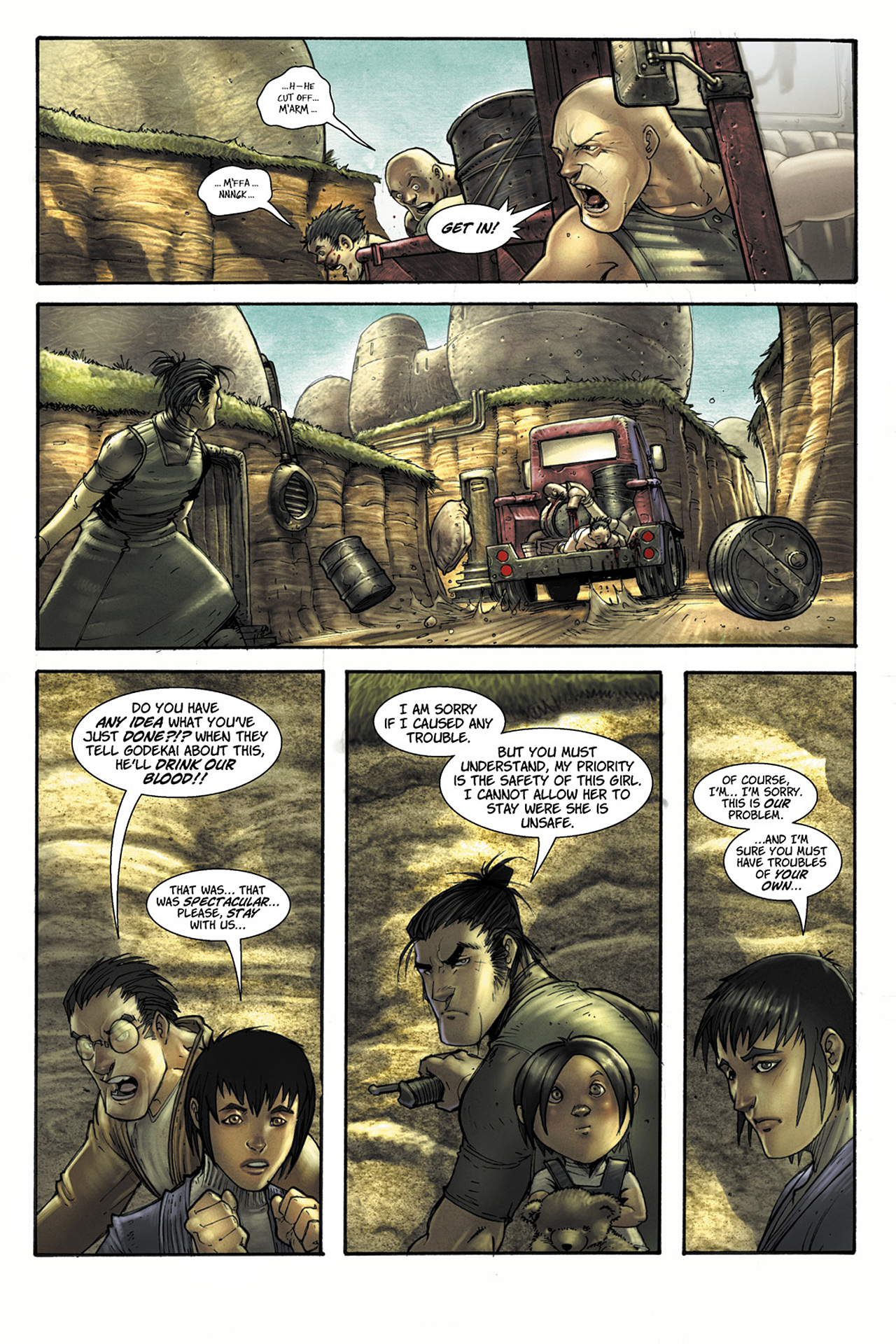 Read online Lone Wolf 2100 comic -  Issue # TPB 1 - 35