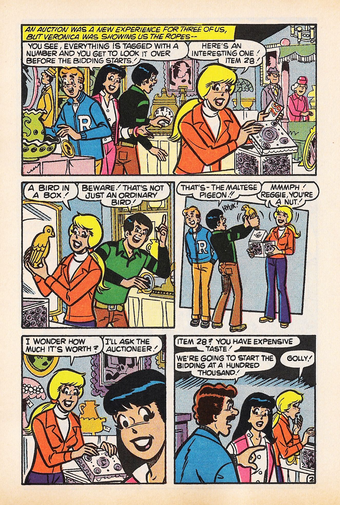 Read online Betty and Veronica Digest Magazine comic -  Issue #52 - 102