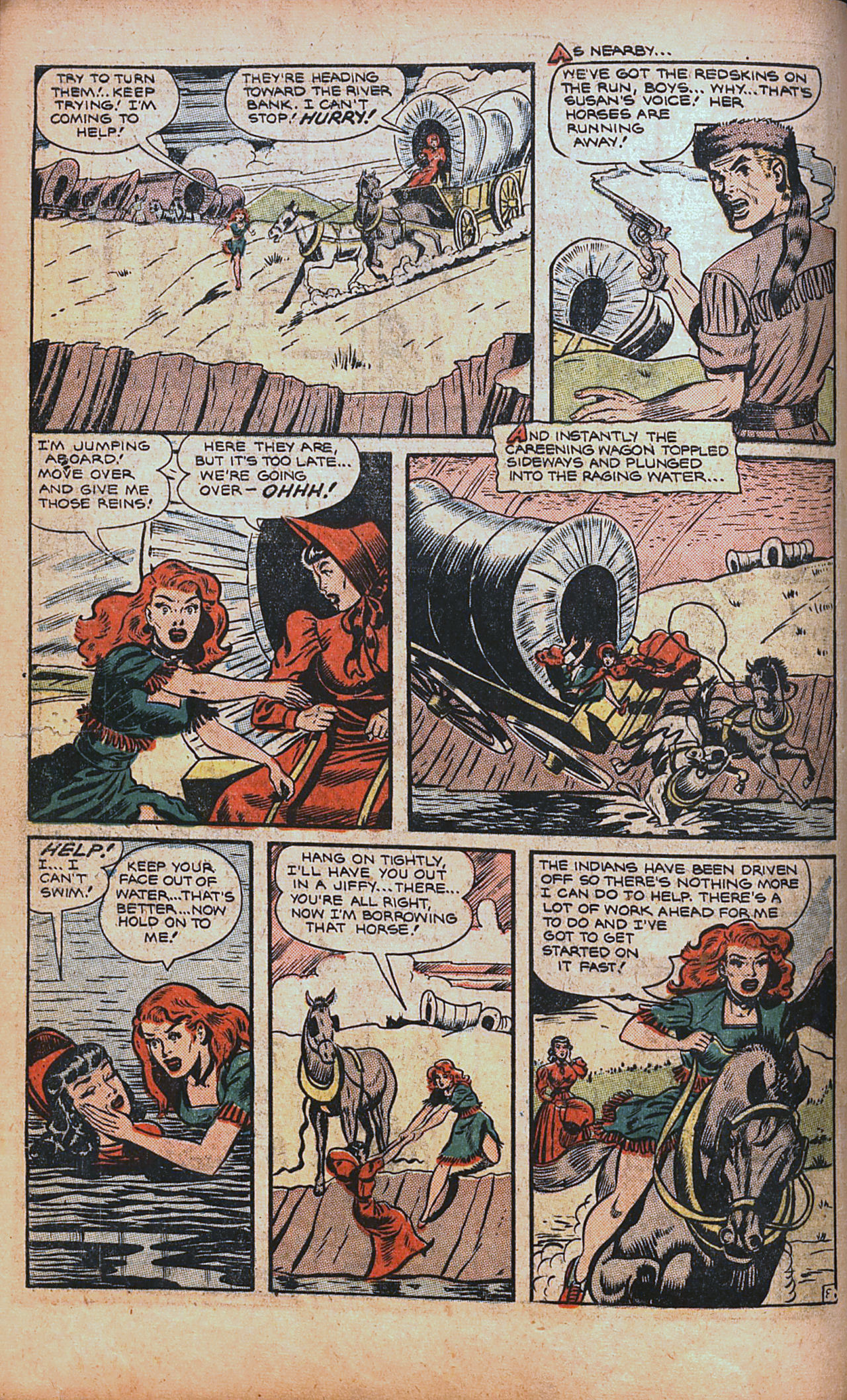 Read online Pioneer West Romances comic -  Issue #3 - 10