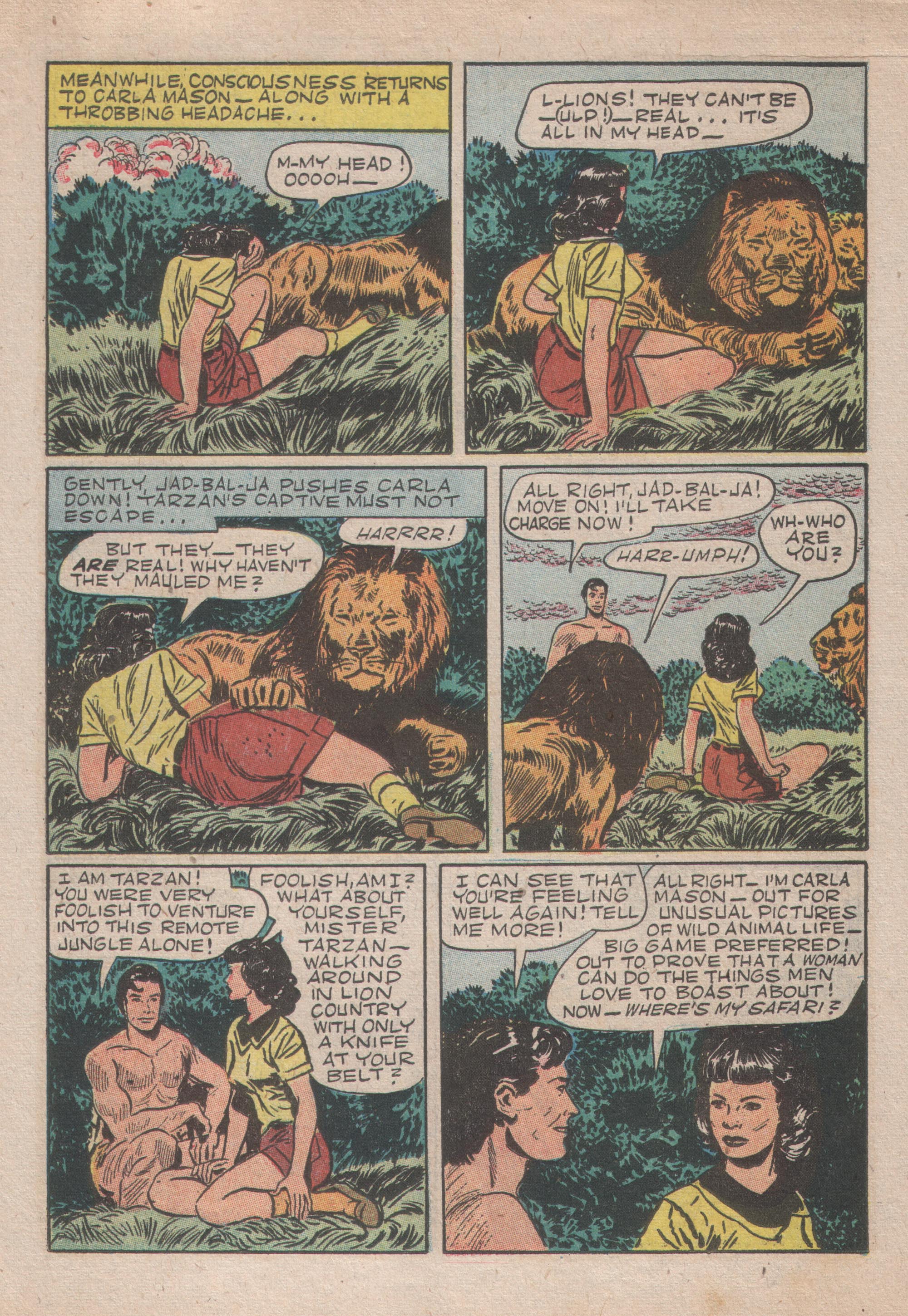 Read online Tarzan (1948) comic -  Issue #34 - 11