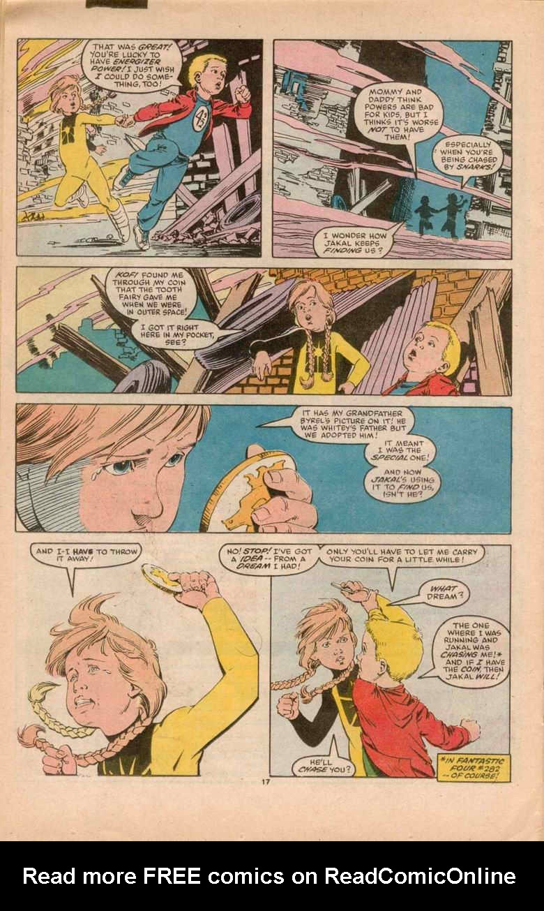 Read online Power Pack (1984) comic -  Issue #17 - 18