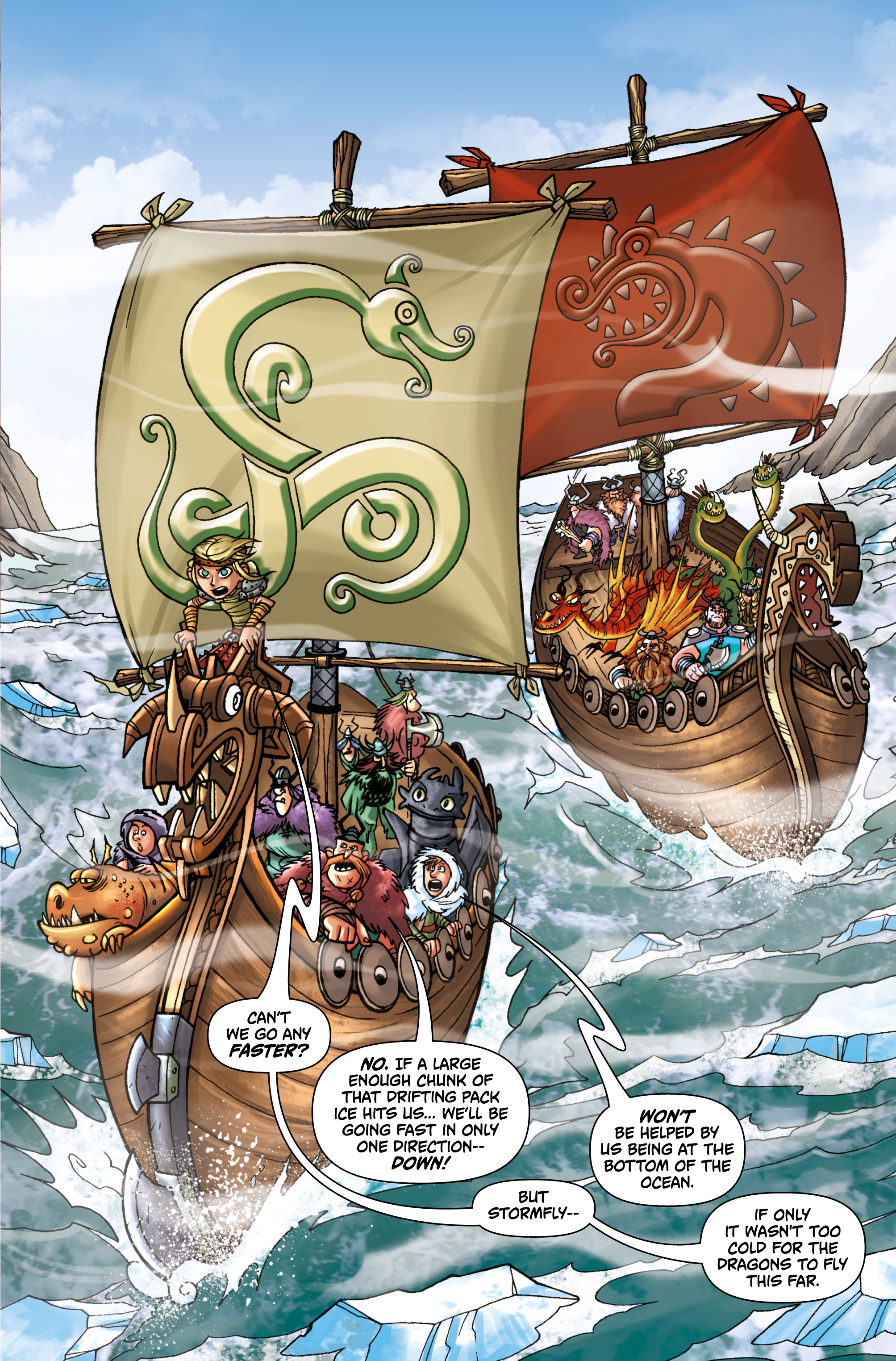 Read online DreamWorks Dragons: Riders of Berk comic -  Issue # _TPB - 21