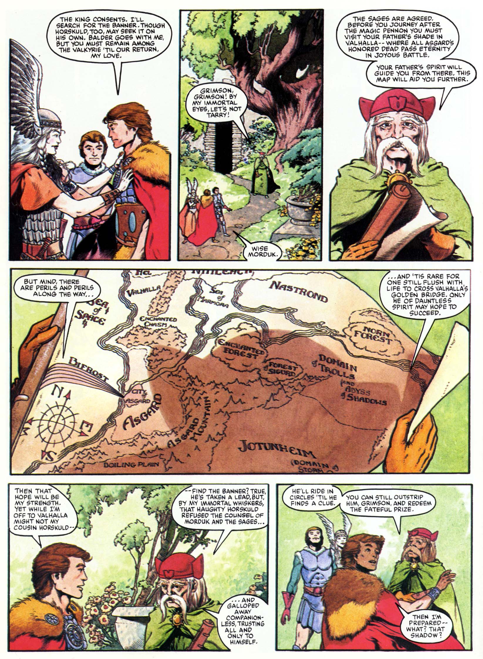Read online Marvel Graphic Novel comic -  Issue #15 - The Raven Banner - 21