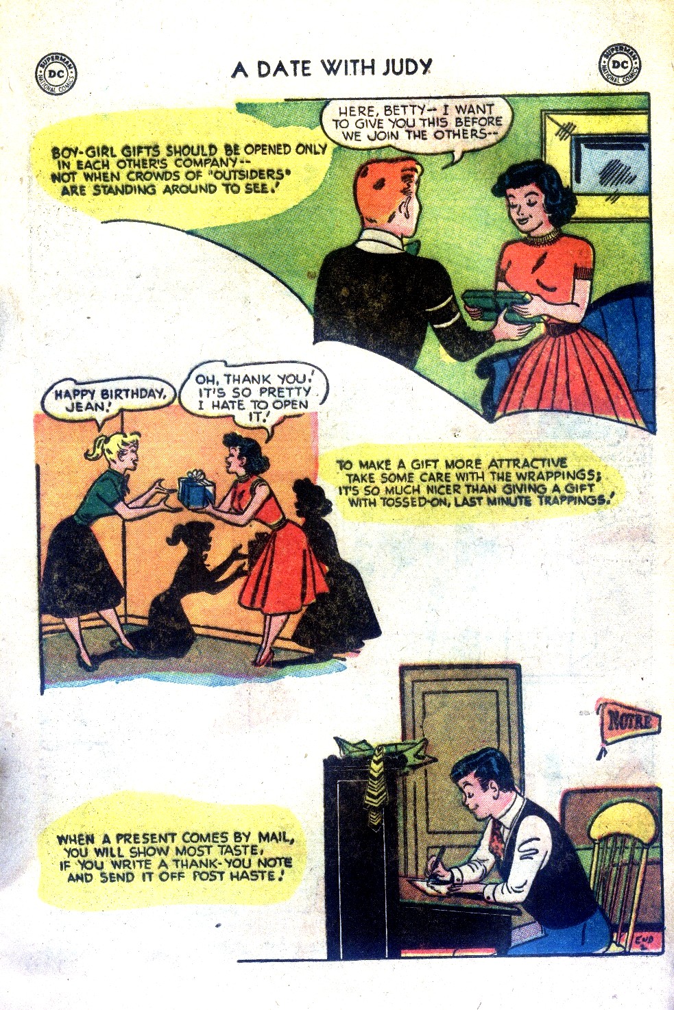 Read online A Date with Judy comic -  Issue #36 - 19