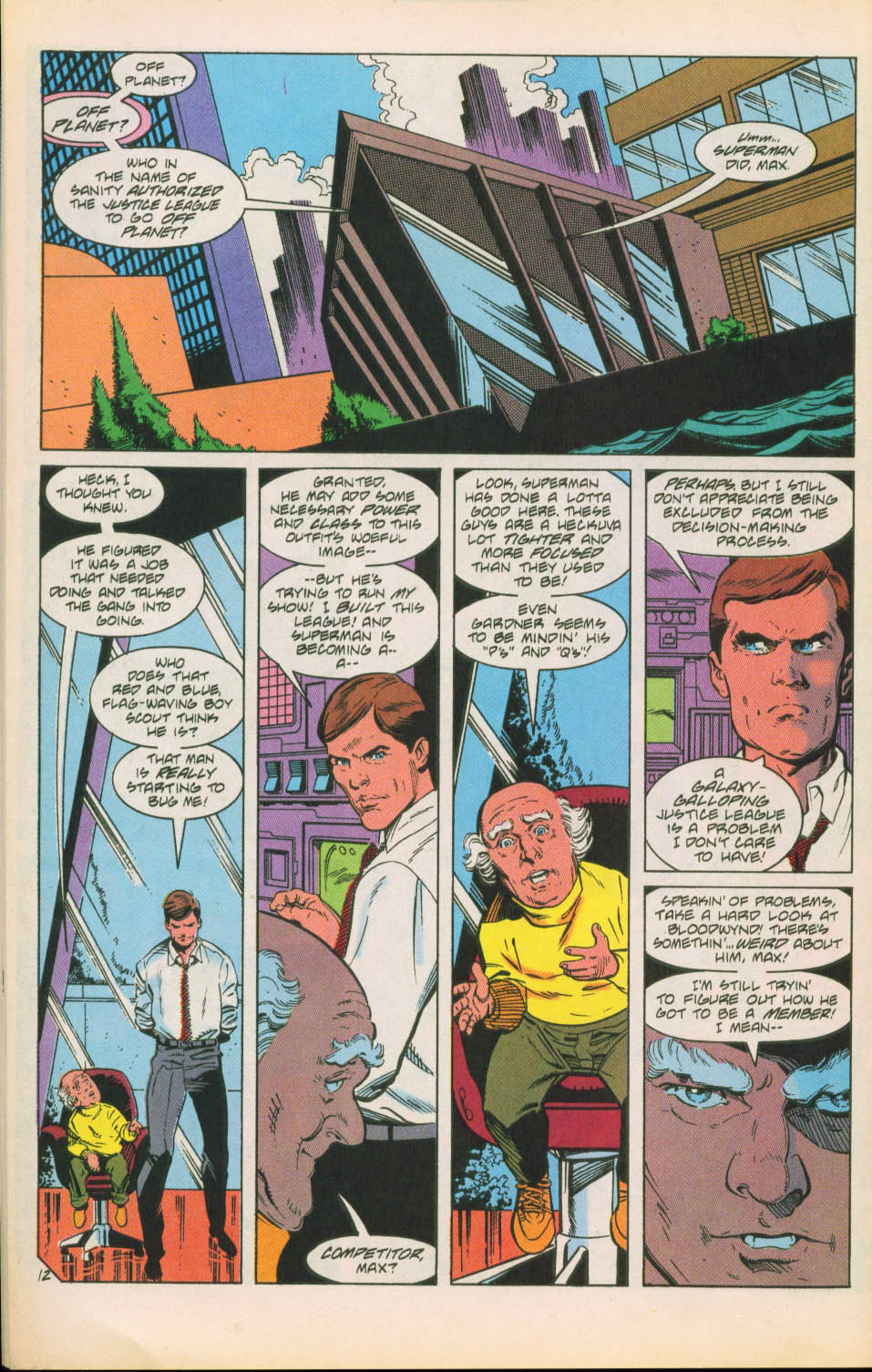 Read online Justice League America comic -  Issue #64 - 13